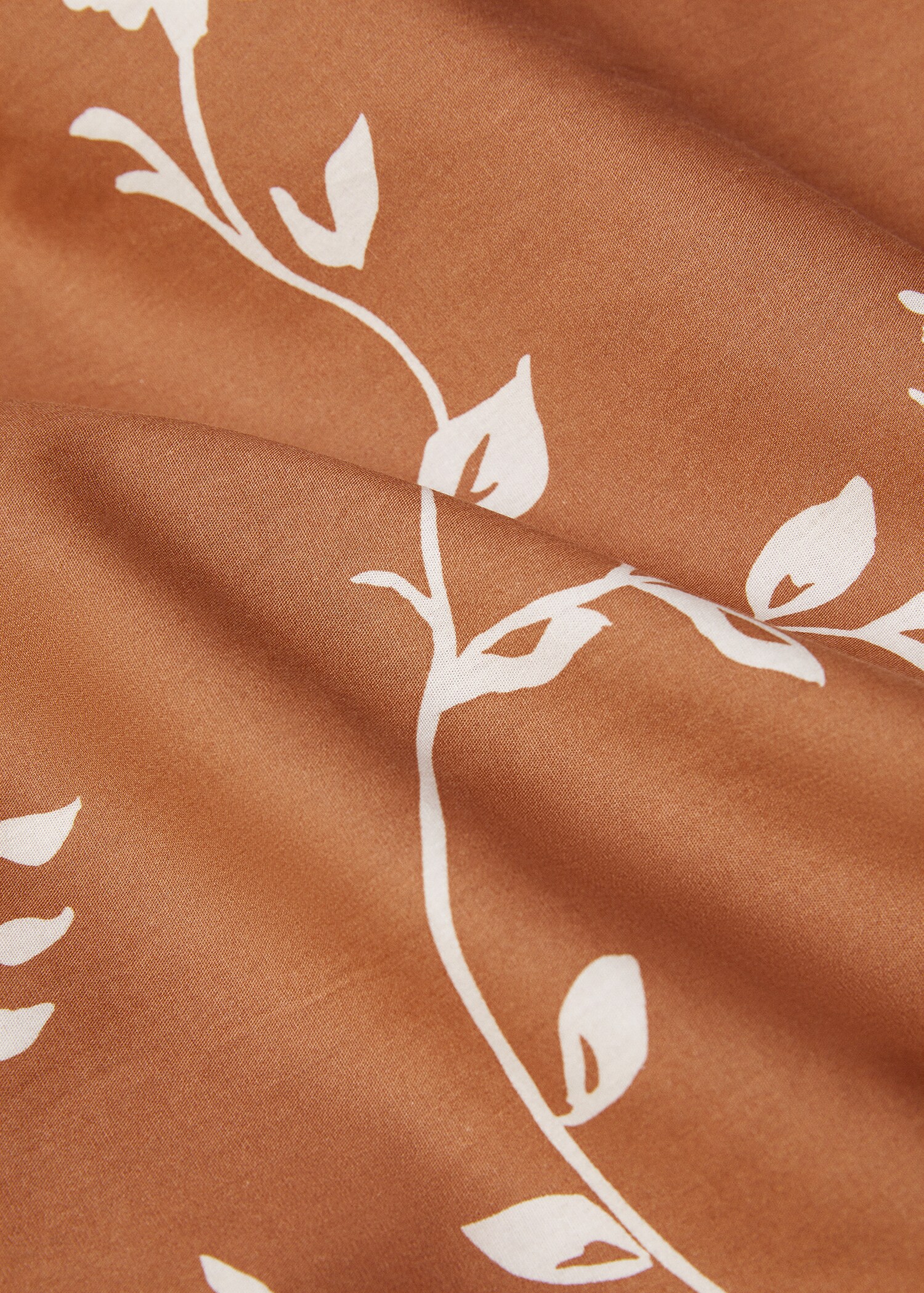 Funda nórdica flores terracota cama 135cm - Detalle del artículo 2