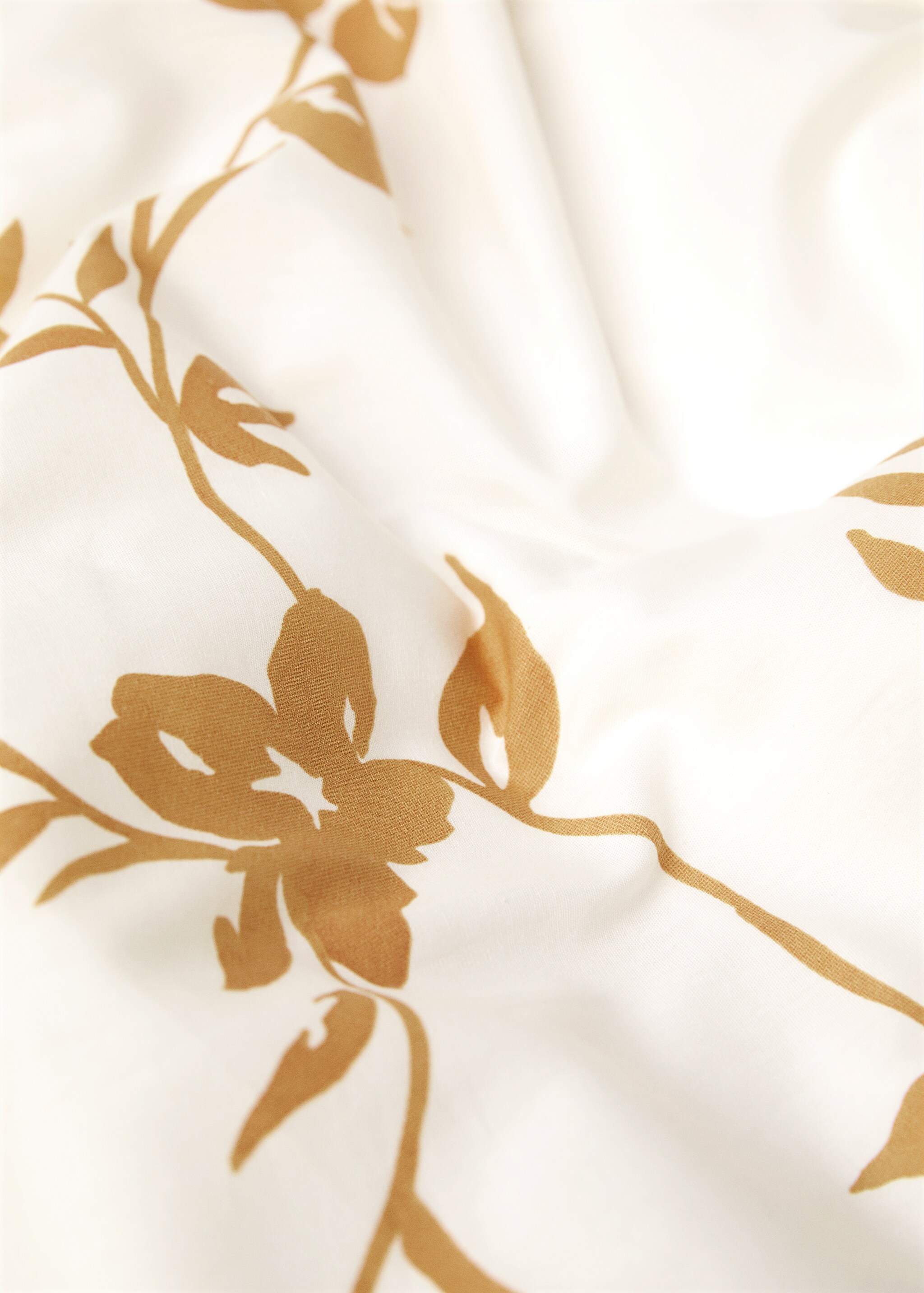 Cotton duvet cover with flower design Single bed - Details of the article 2