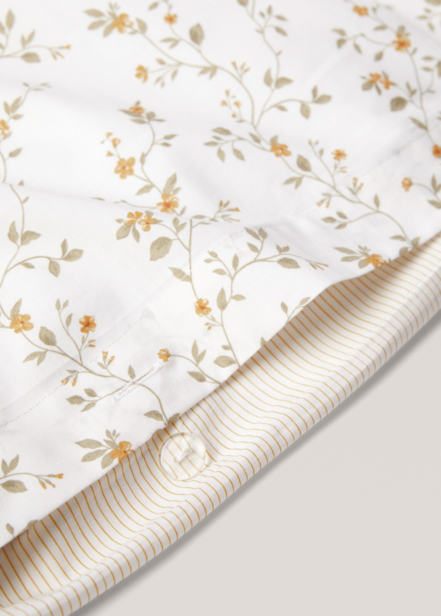 Multi-flower reversible duvet cover for Superking bed - Details of the article 2