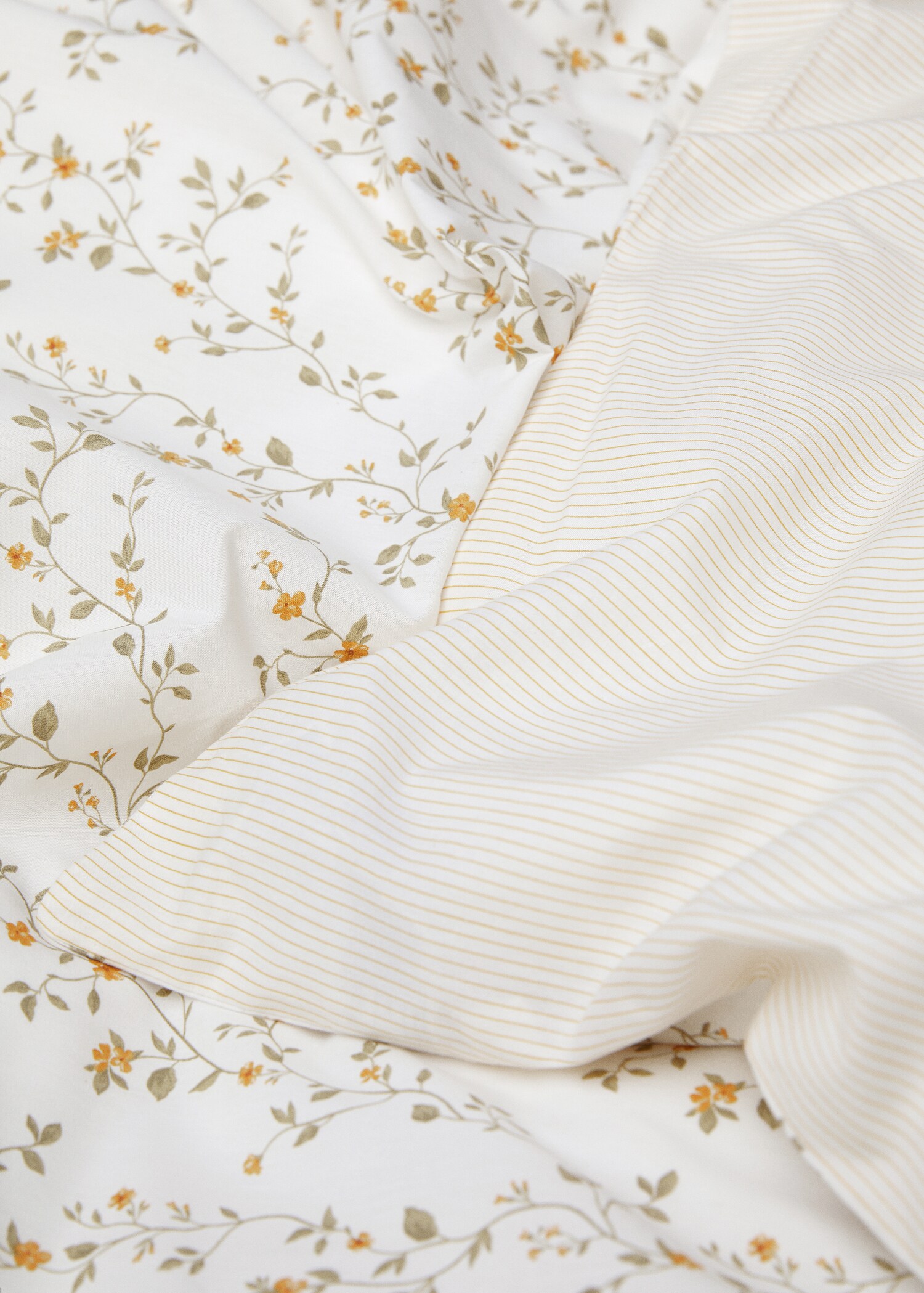 Multi-flower reversible duvet cover for Superking bed - Details of the article 3