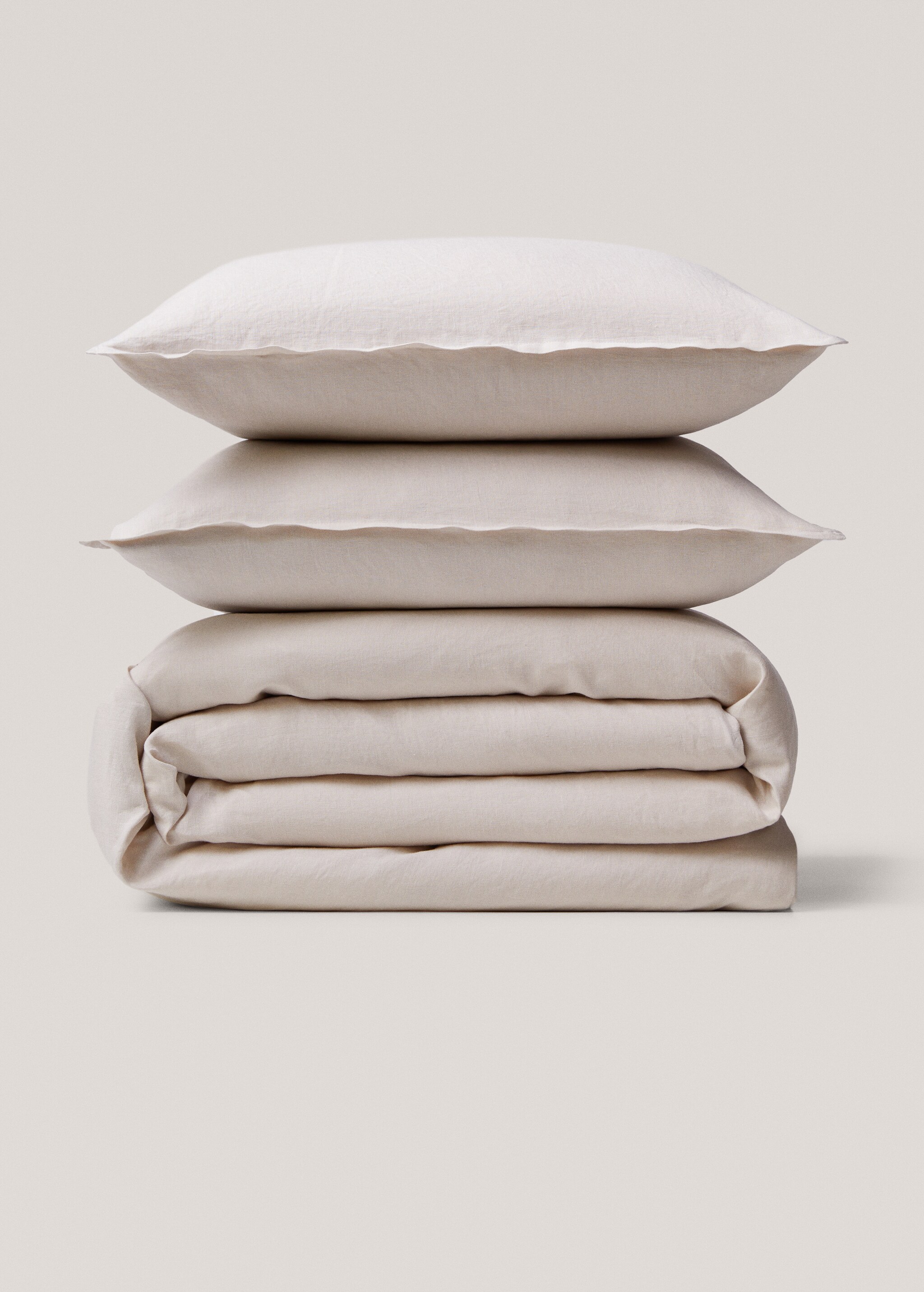 100% linen duvet cover king bed - Article without model