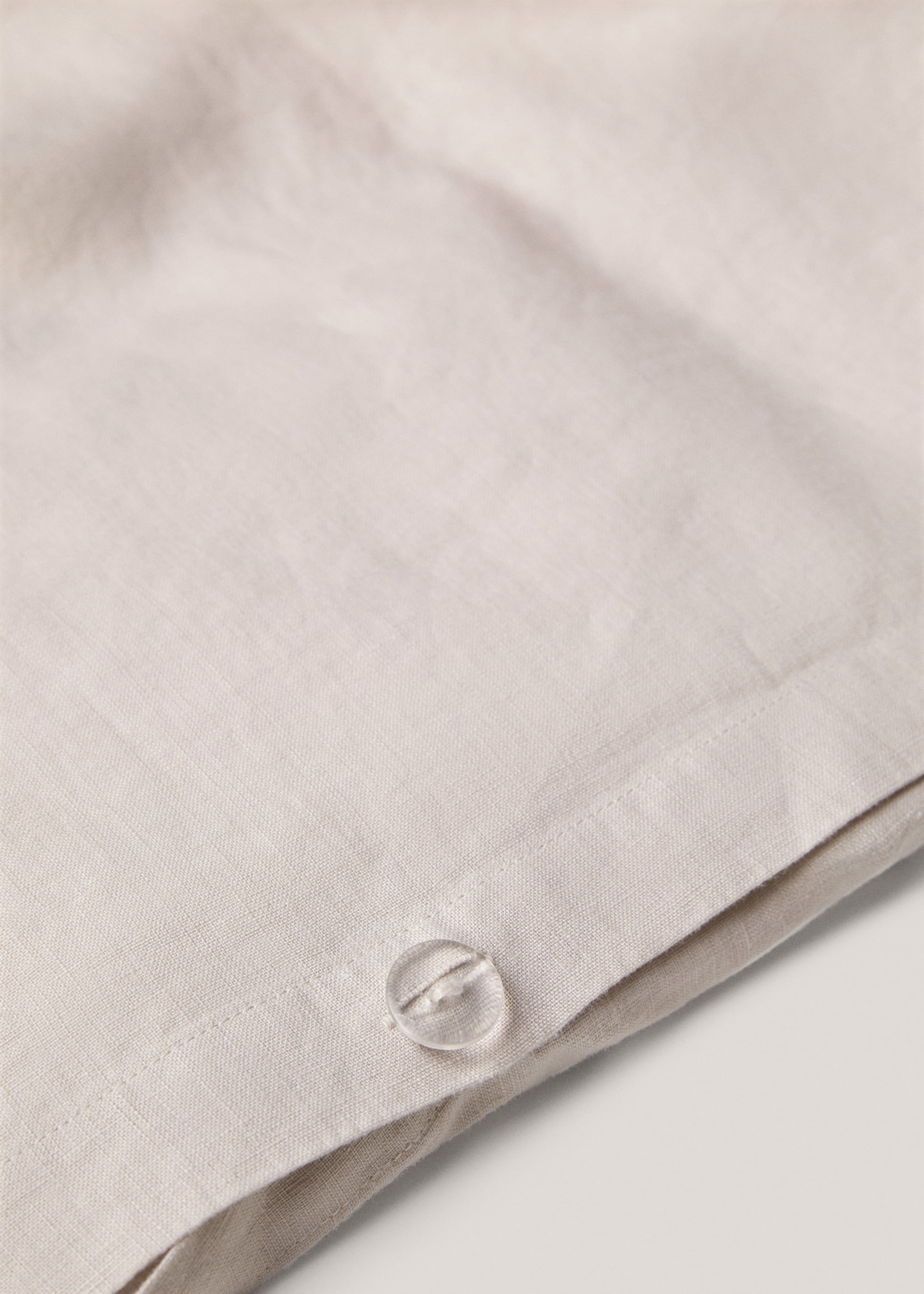 100% linen duvet cover large queen bed - Details of the article 1