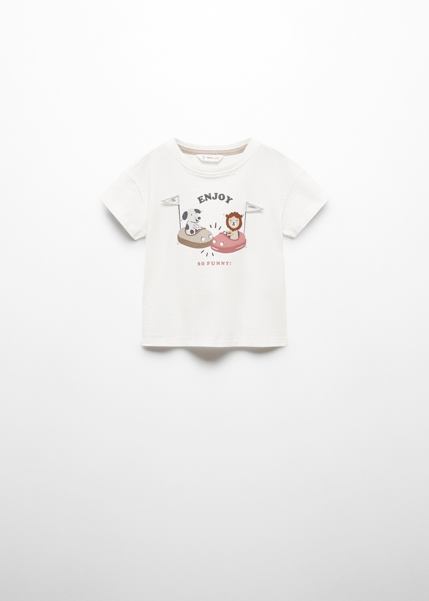 Katoenen T-shirt met print - Artikel zonder model