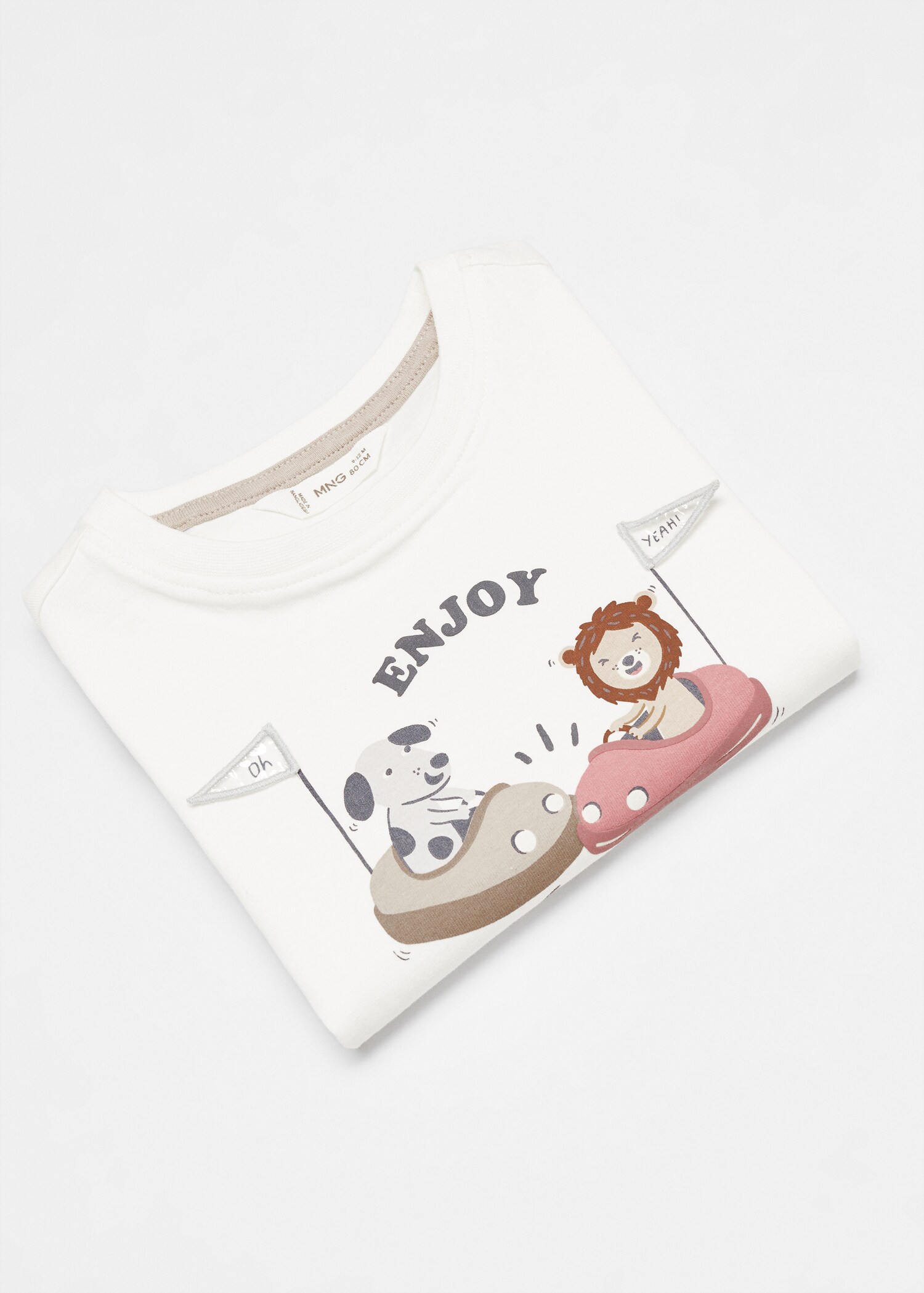 Katoenen T-shirt met print - Detail van het artikel 8