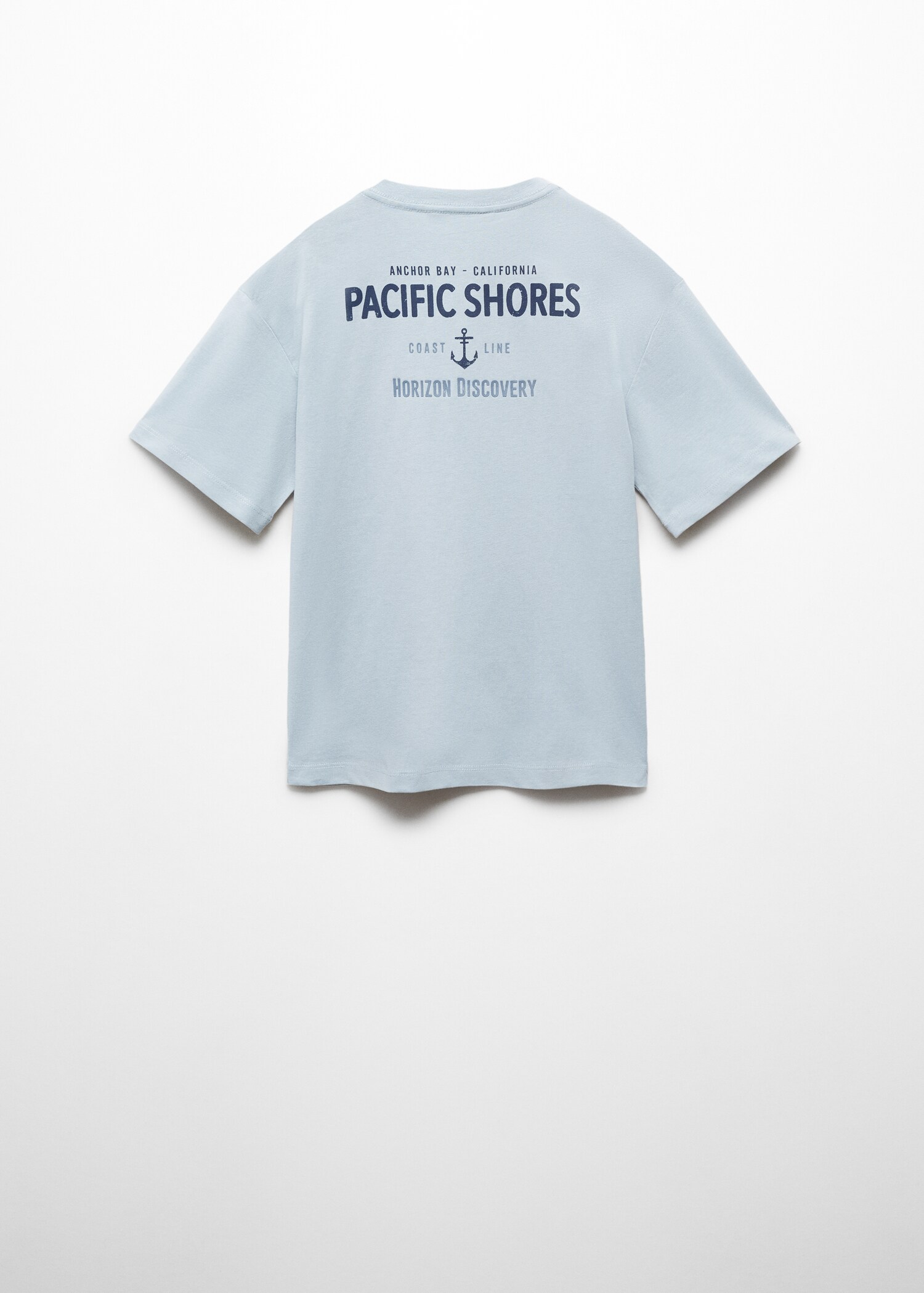 Short-sleeved t-shirt with message  - Reverse of the article