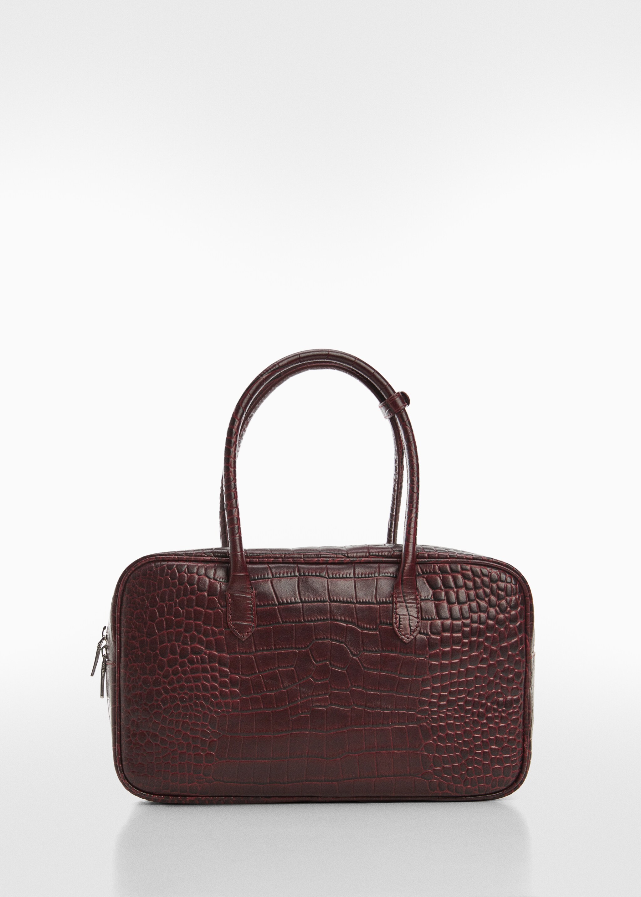 Rectangular leather handbag - Article without model