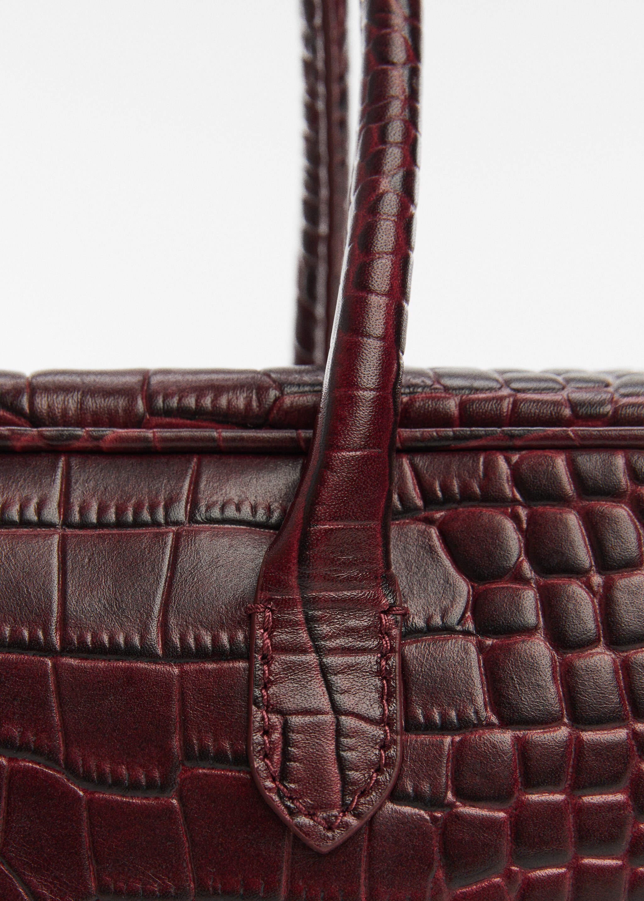 Rectangular leather handbag - Details of the article 3