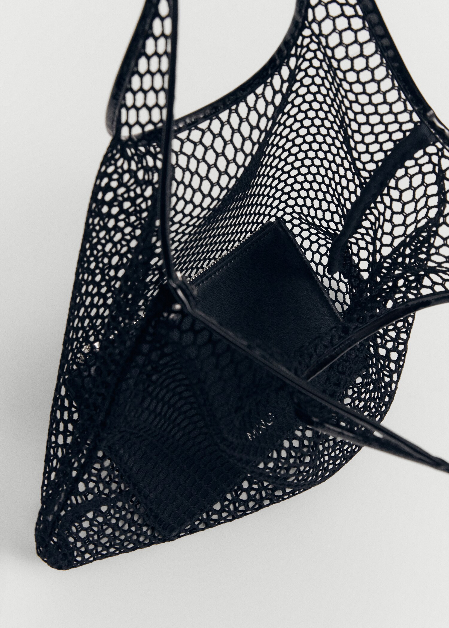 Mesh pattern shopper bag - Details of the article 2