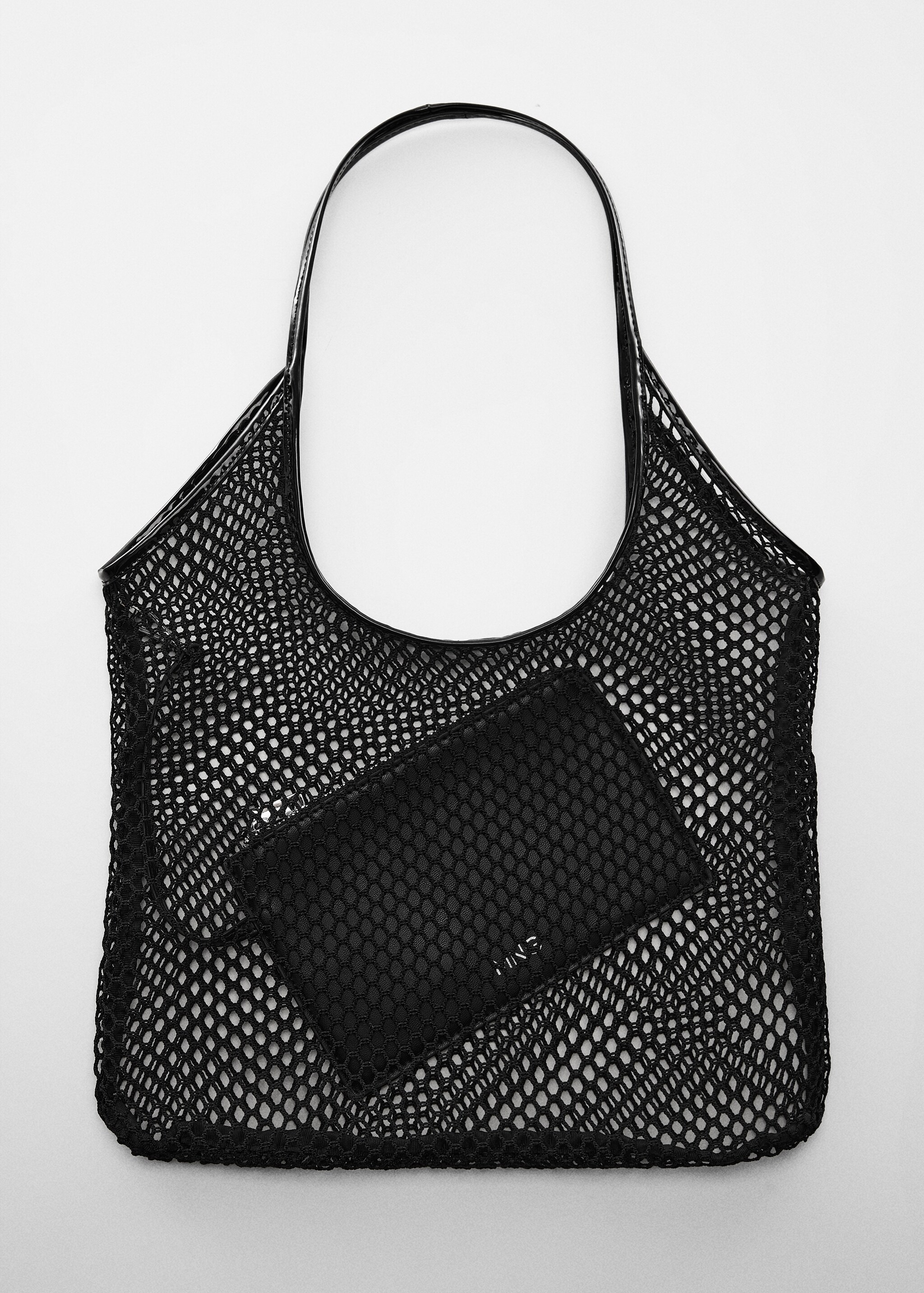 Mesh pattern shopper bag - Details of the article 5