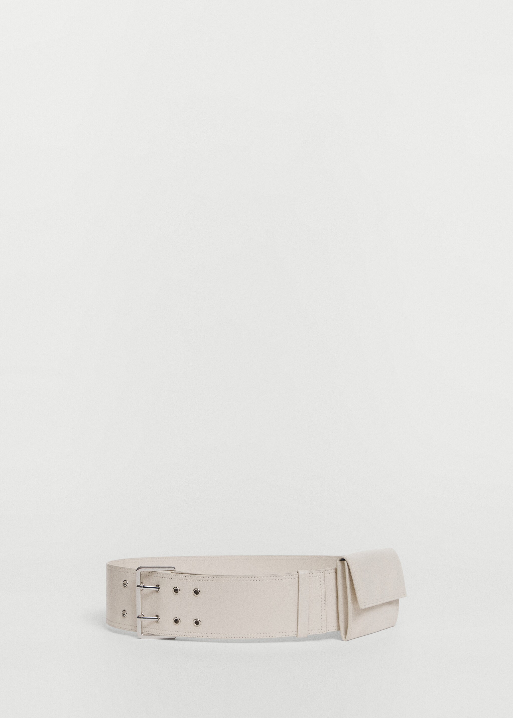Belted leather money belt - Article without model