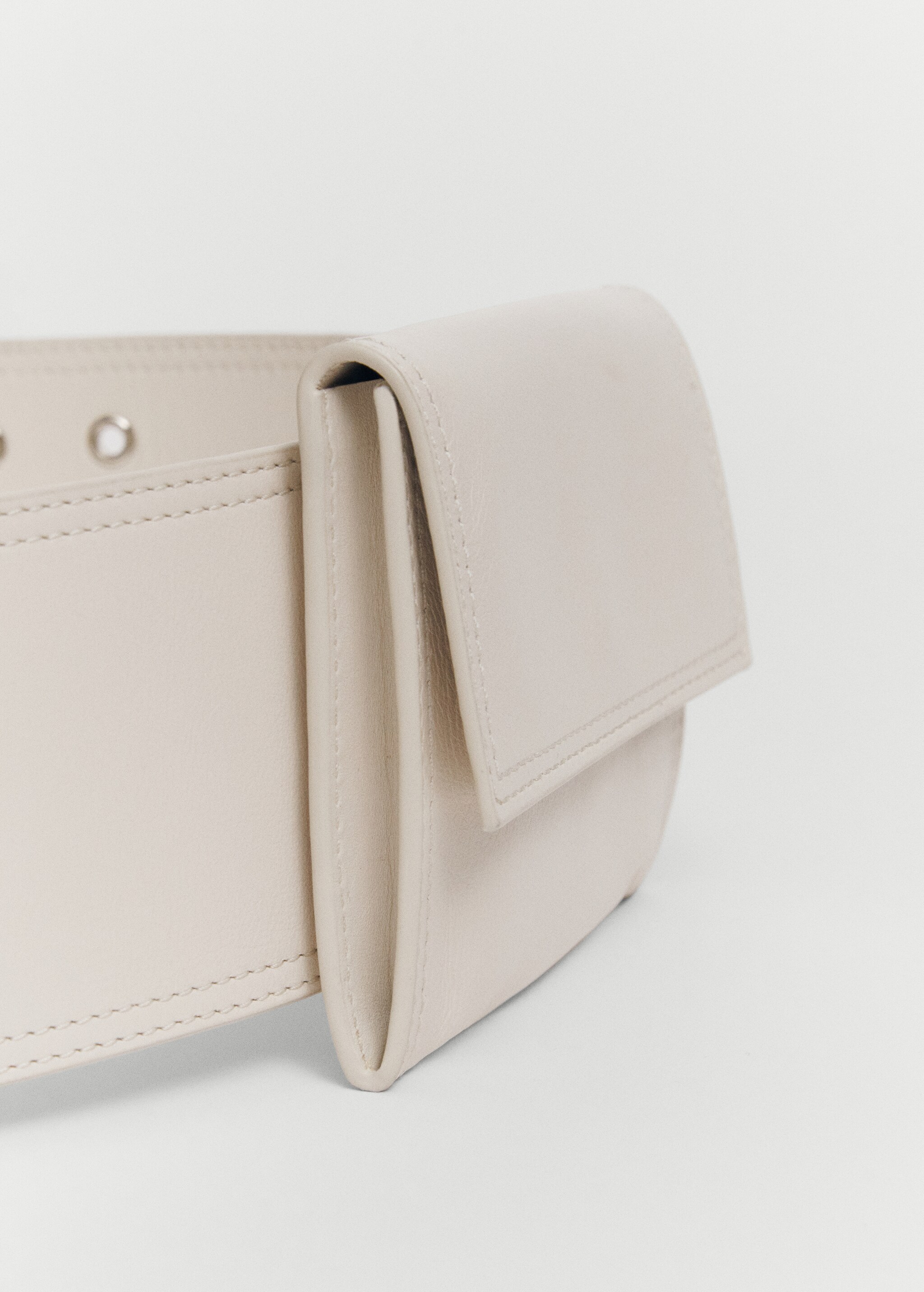 Belted leather money belt - Details of the article 1