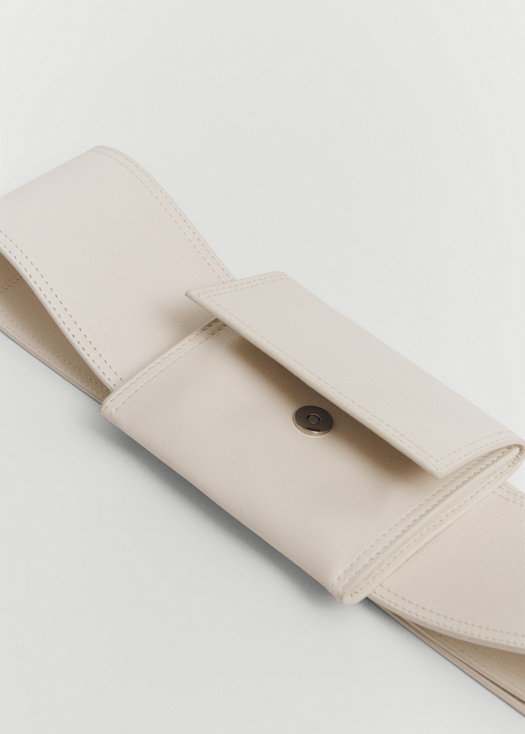 Belted leather money belt - Details of the article 2