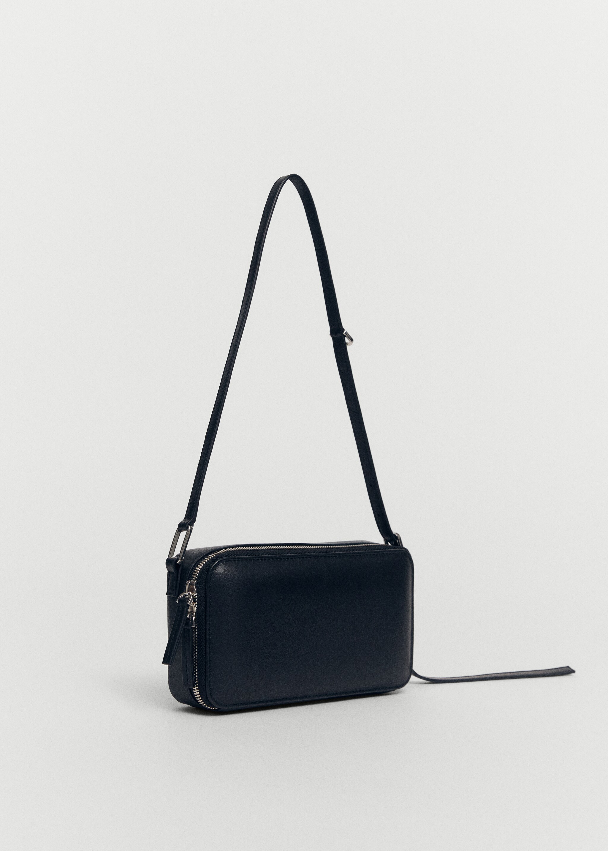 Rectangular leather handbag - Medium plane