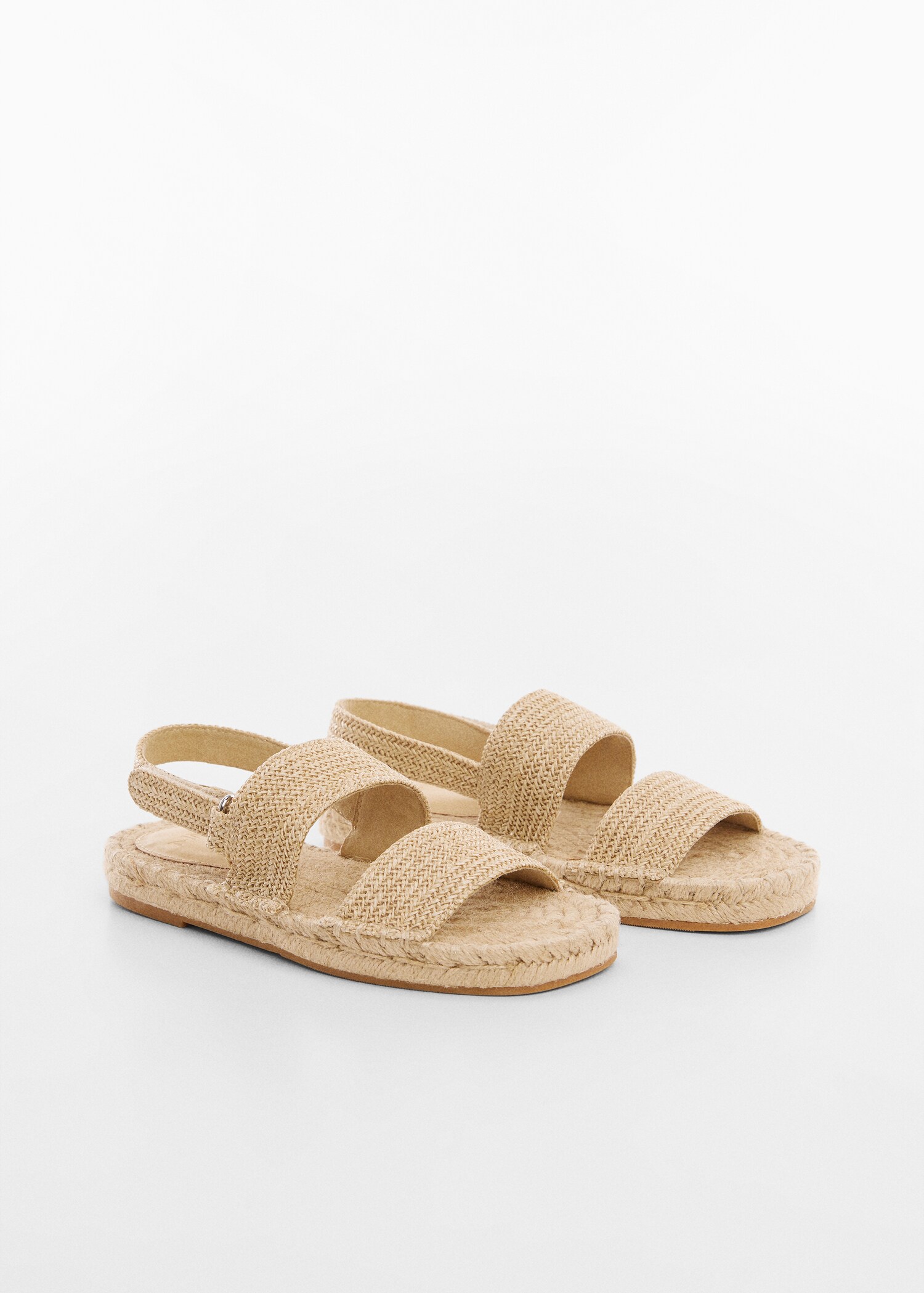 Sandalia tiras velcro - Plano medio