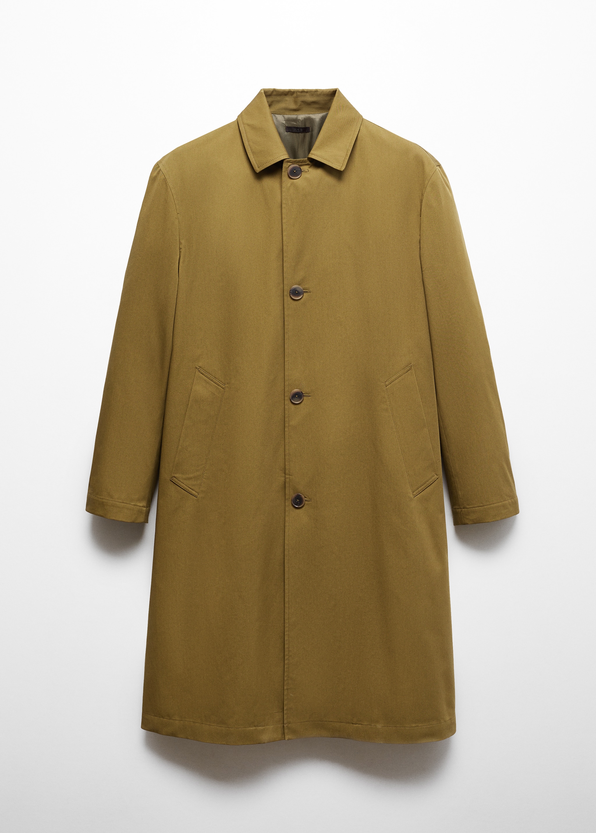 Relaxed-fit cotton trench coat - Article without model
