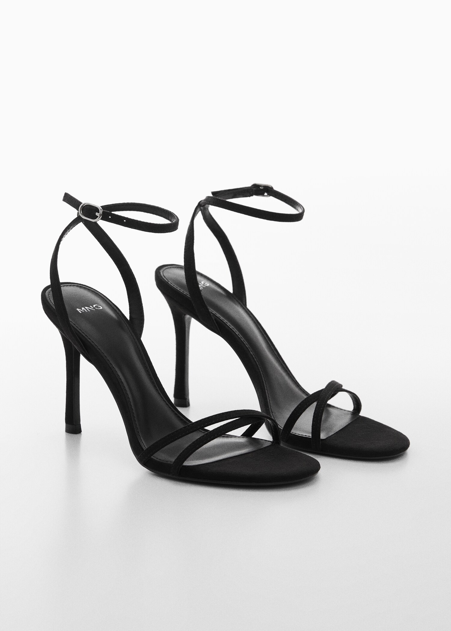 Strappy heeled sandals - Medium plane