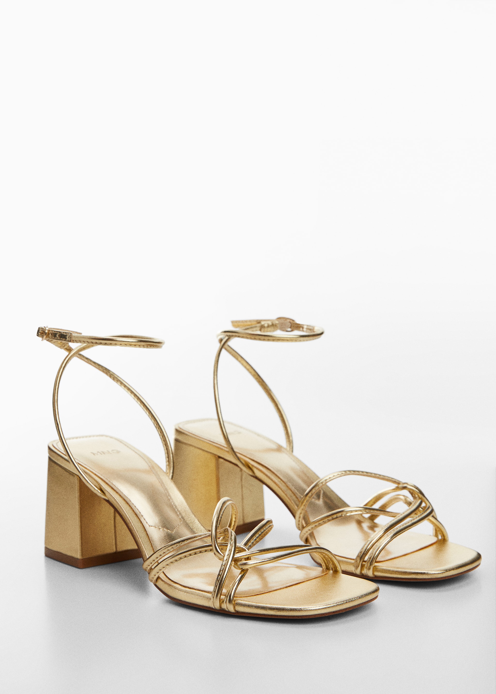 Strappy heeled sandals - Medium plane