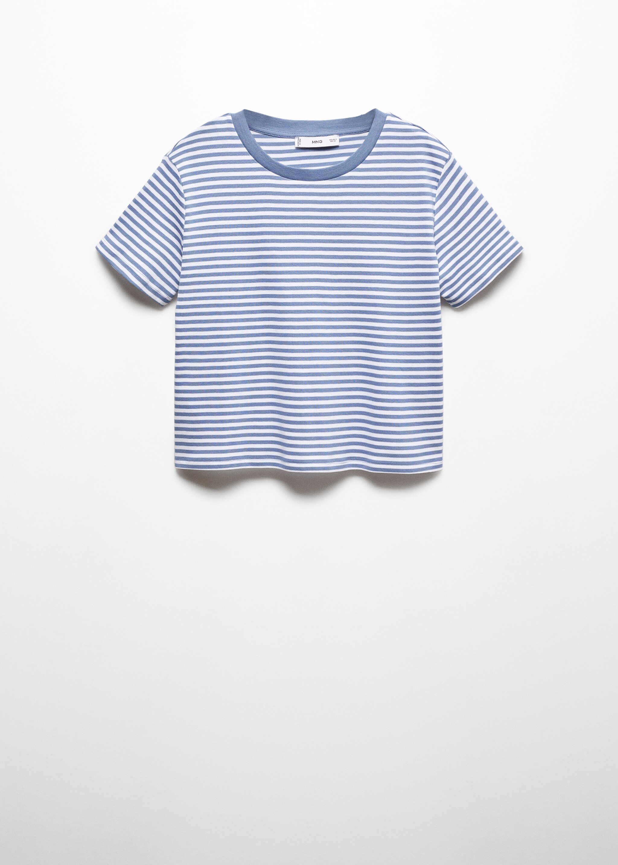 Striped short-sleeved t-shirt - Article without model