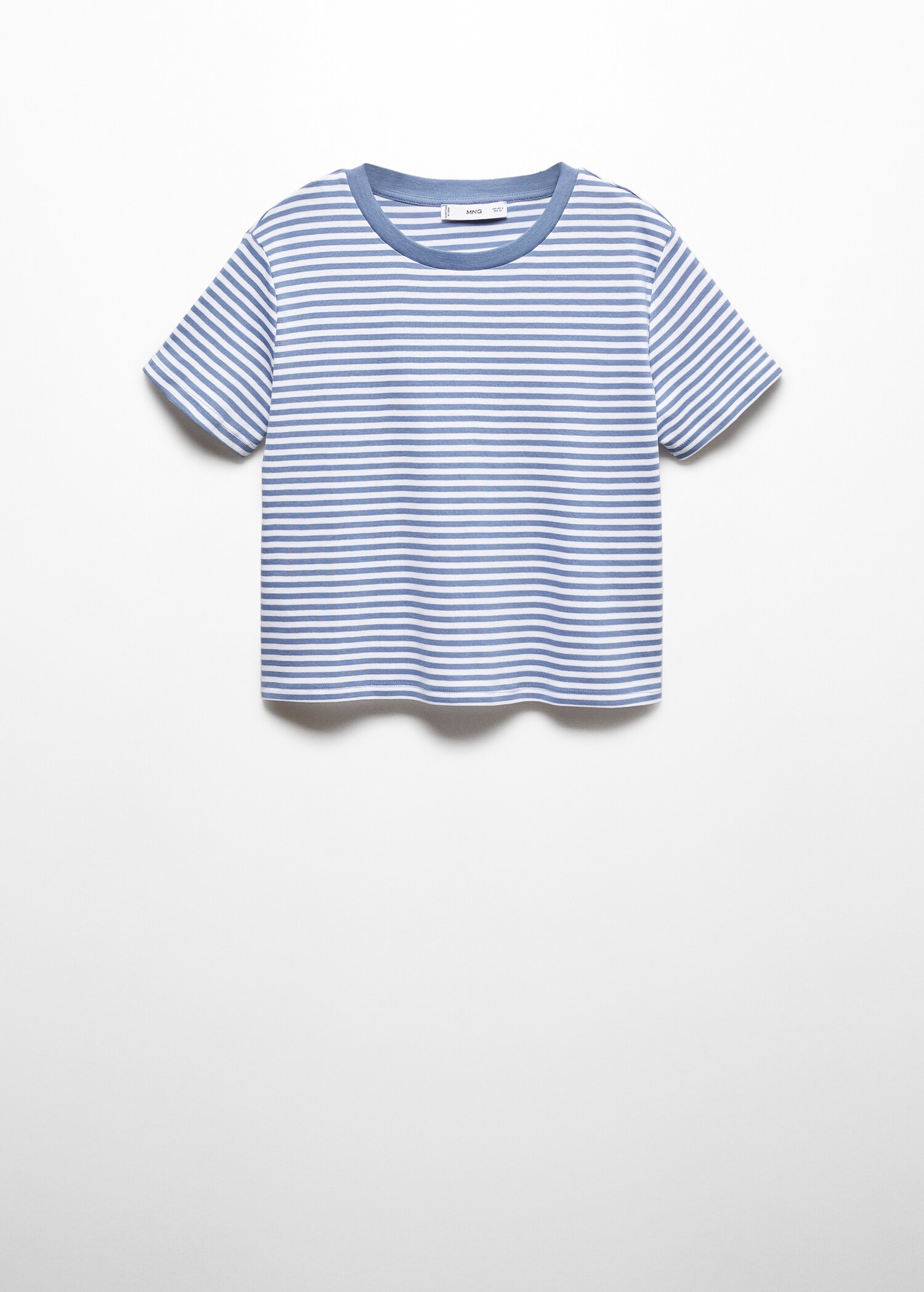 Striped short-sleeved t-shirt - Article without model