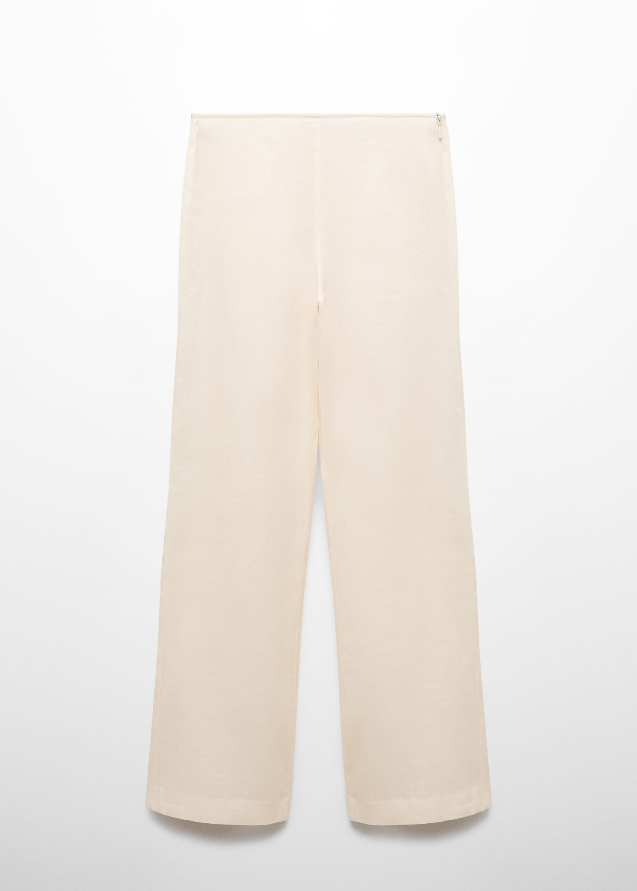 100% ramie straight trousers - Article without model