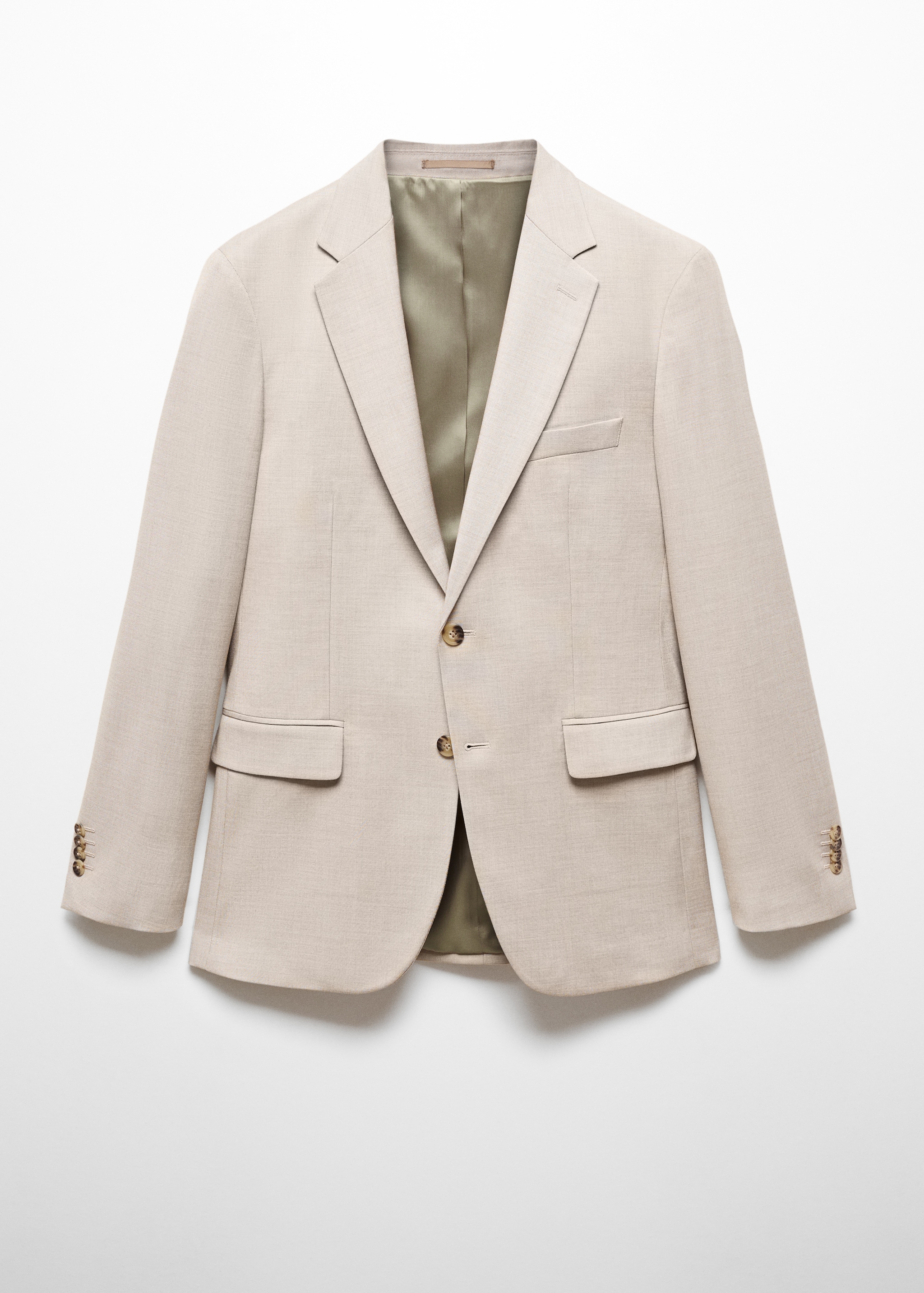 Stretch fabric slim-fit suit jacket - Article without model