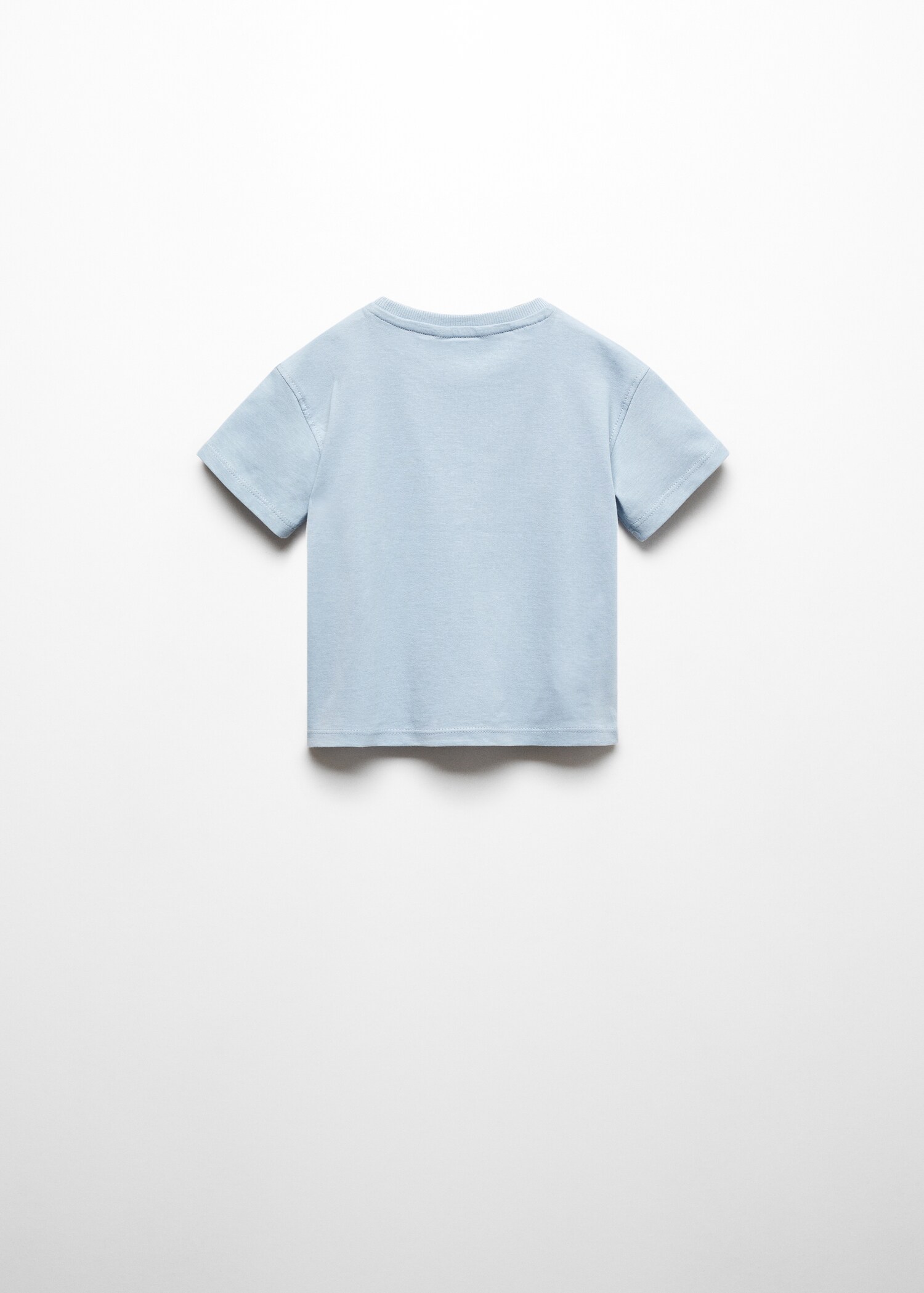 T-shirt with print drawing - Reverse of the article