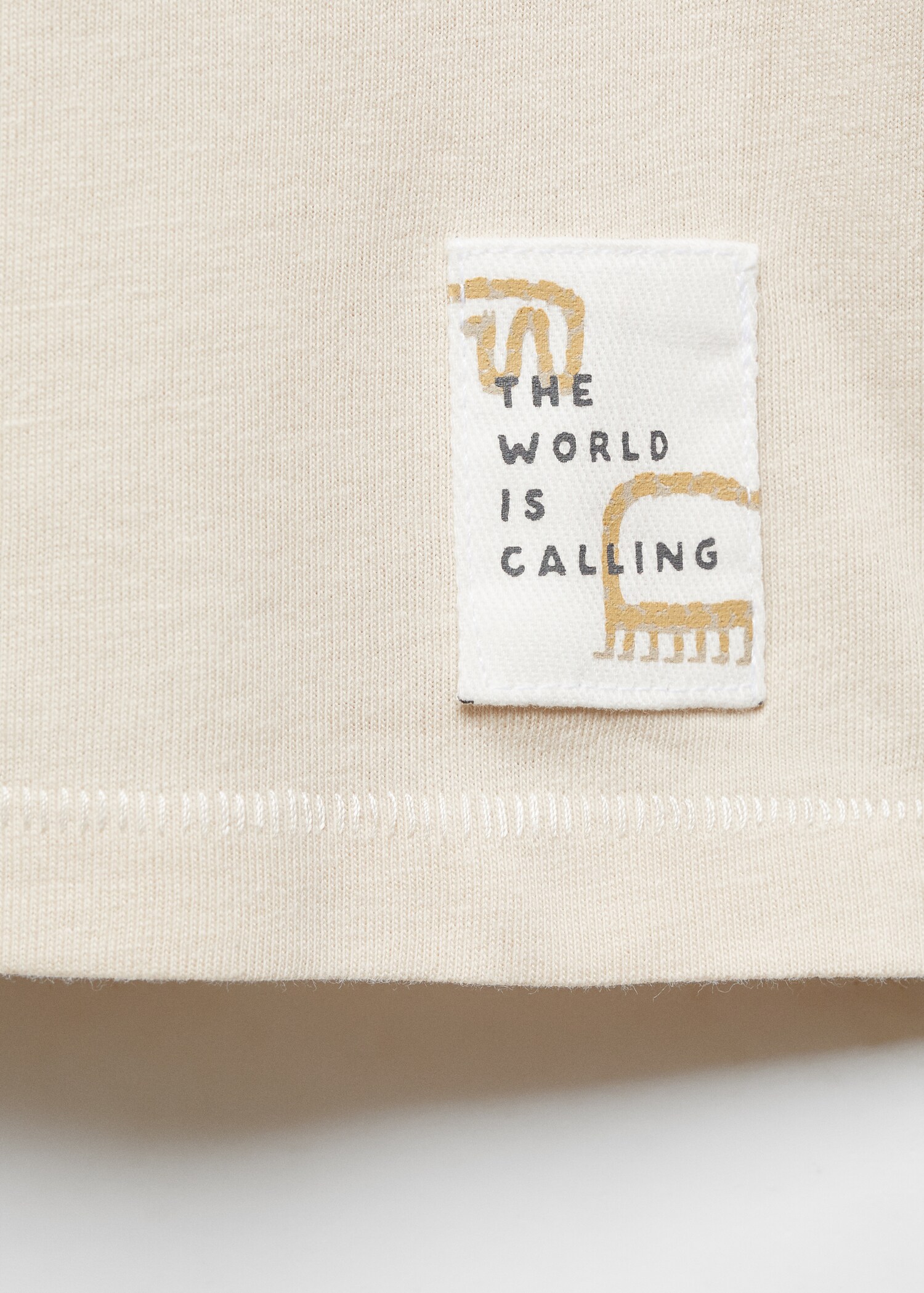Printed cotton-blend T-shirt - Details of the article 0