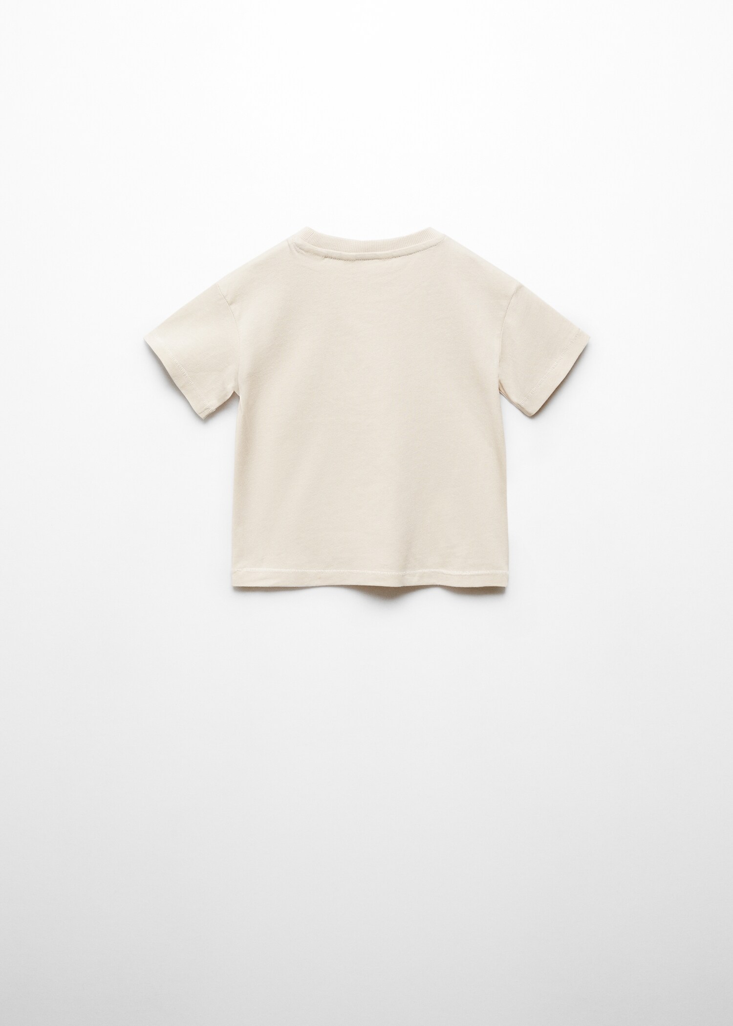 Printed cotton-blend T-shirt - Reverse of the article