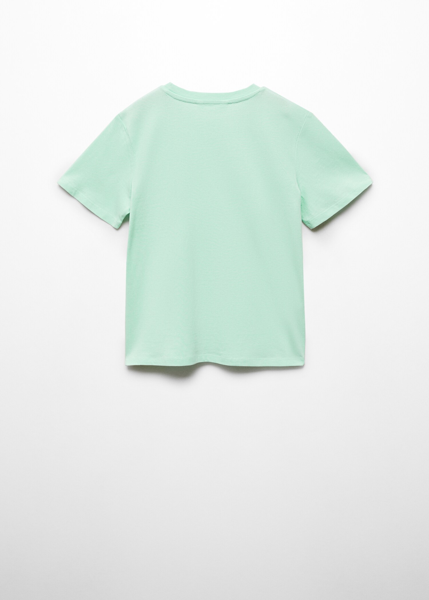 Tricou simplu din bumbac - Spatele articolului