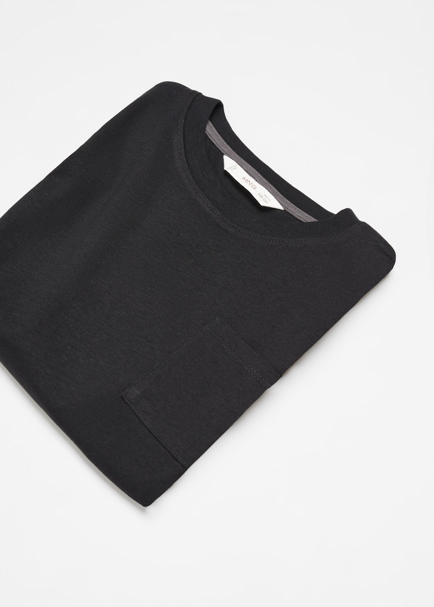 Tricou simplu din bumbac - Detaliu al articolului 8