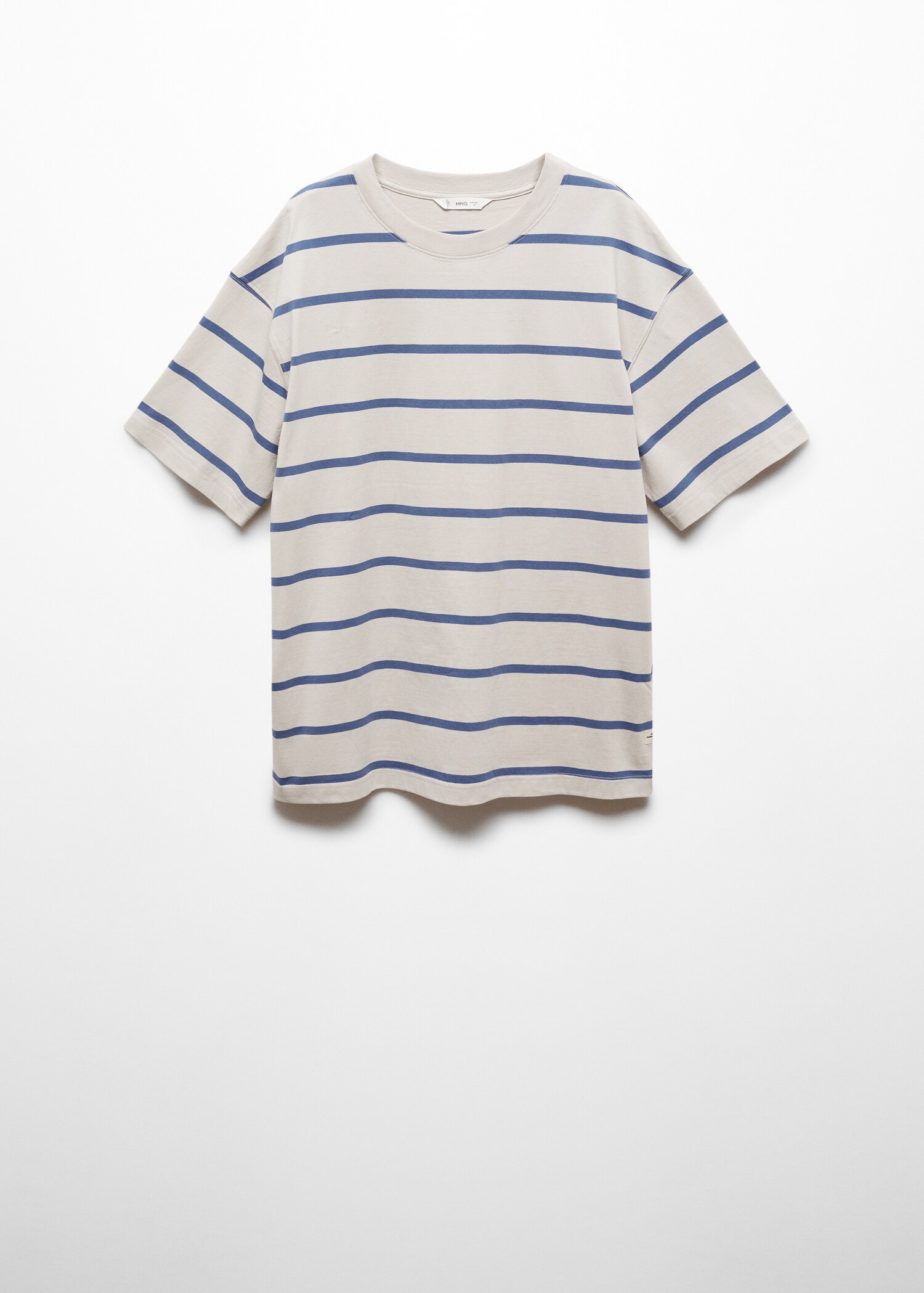 Striped cotton T-shirt - Article without model