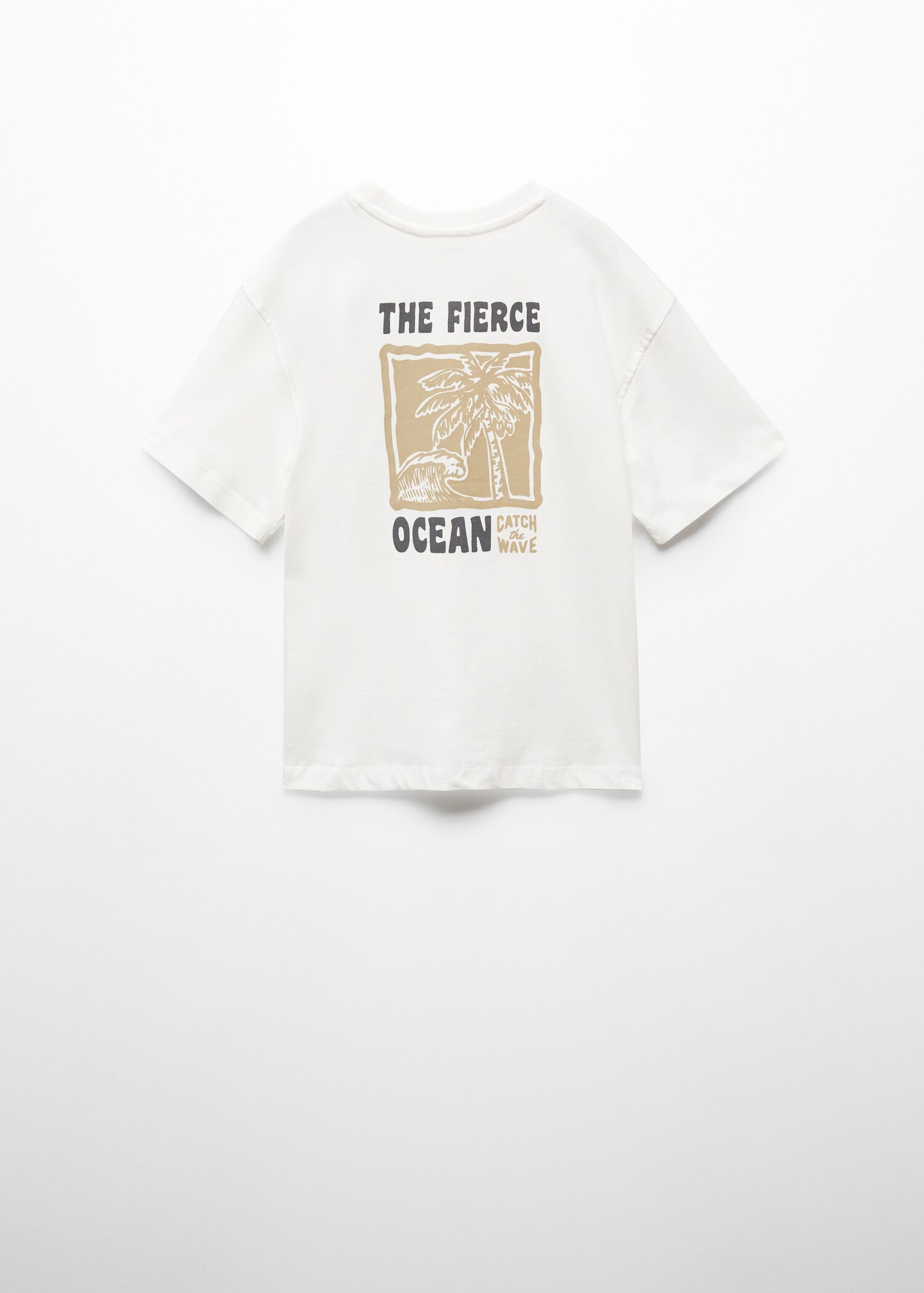 Short-sleeved printed t-shirt - Reverse of the article