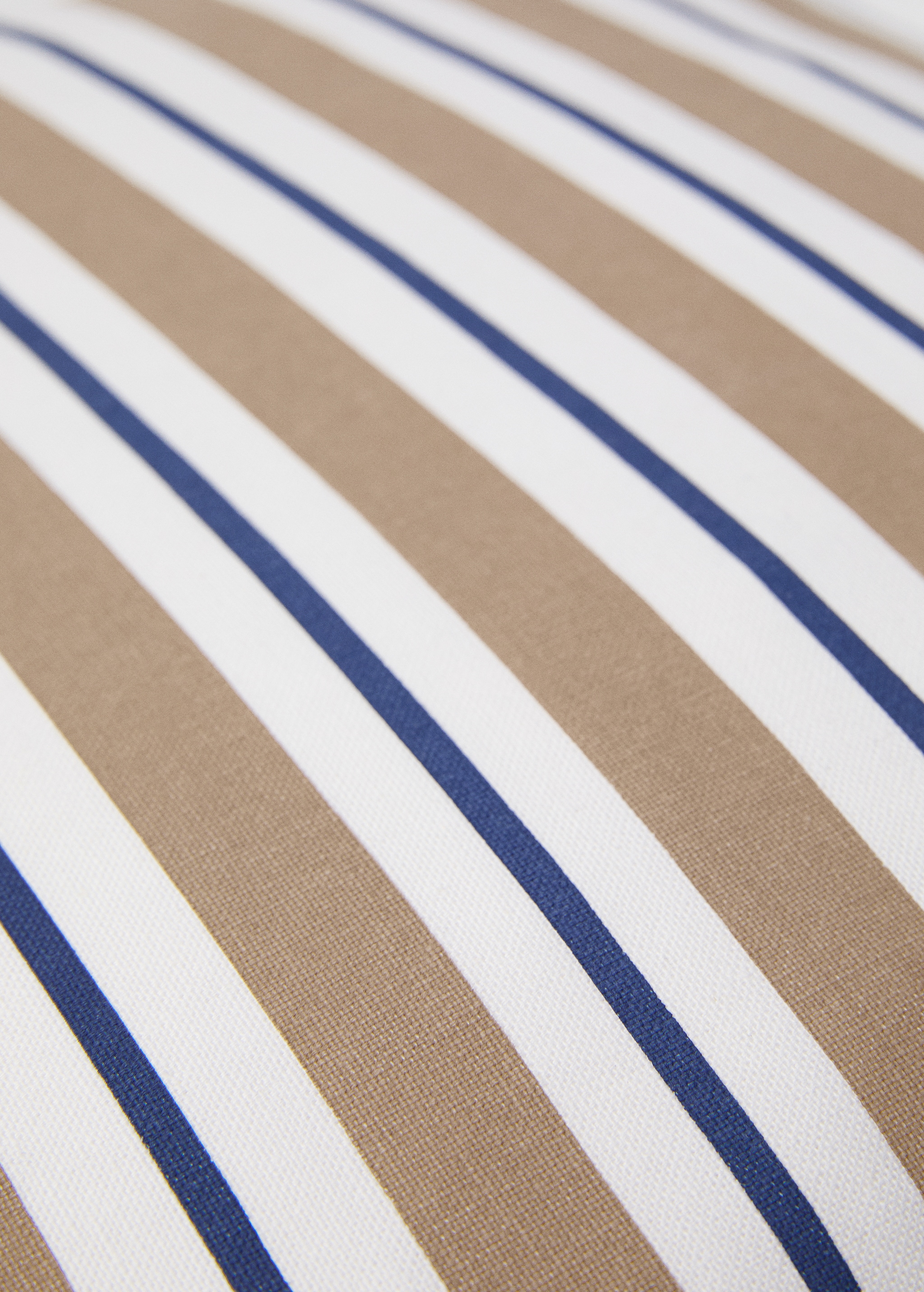 Striped water-repellent cushion cover 30x50cm - Details of the article 3