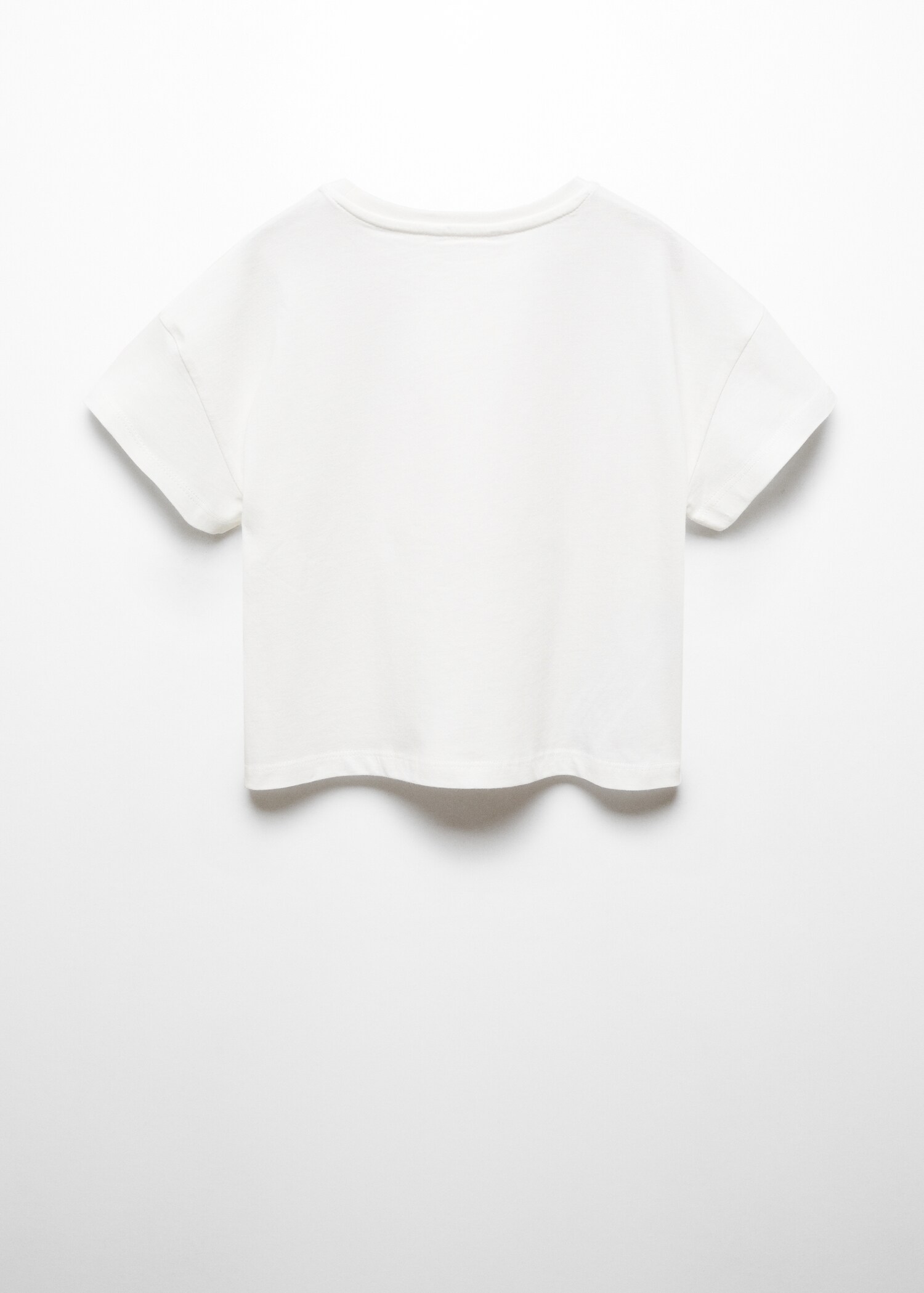 Embossed printed t-shirt - Reverse of the article