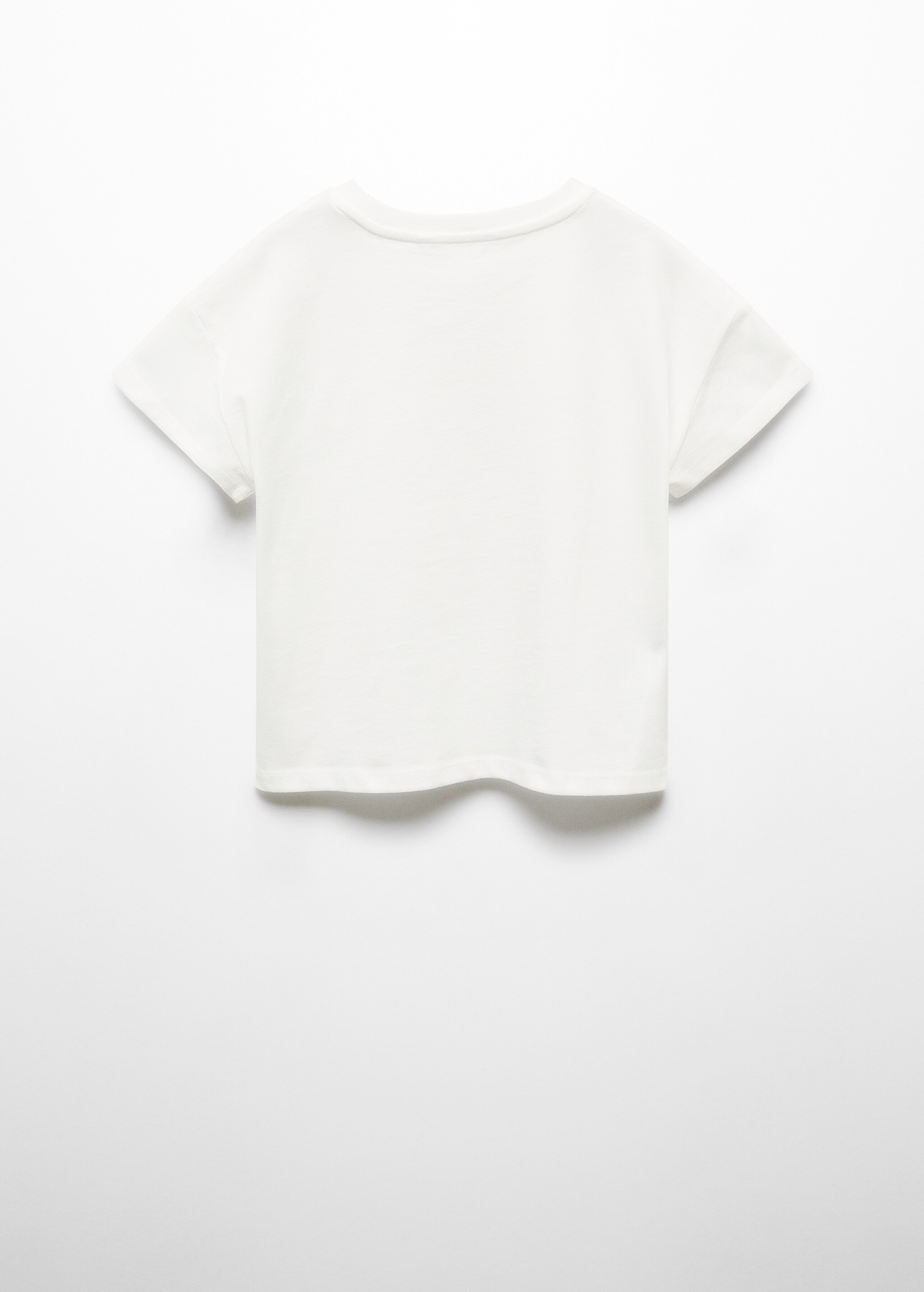 Short-sleeved printed t-shirt - Reverse of the article