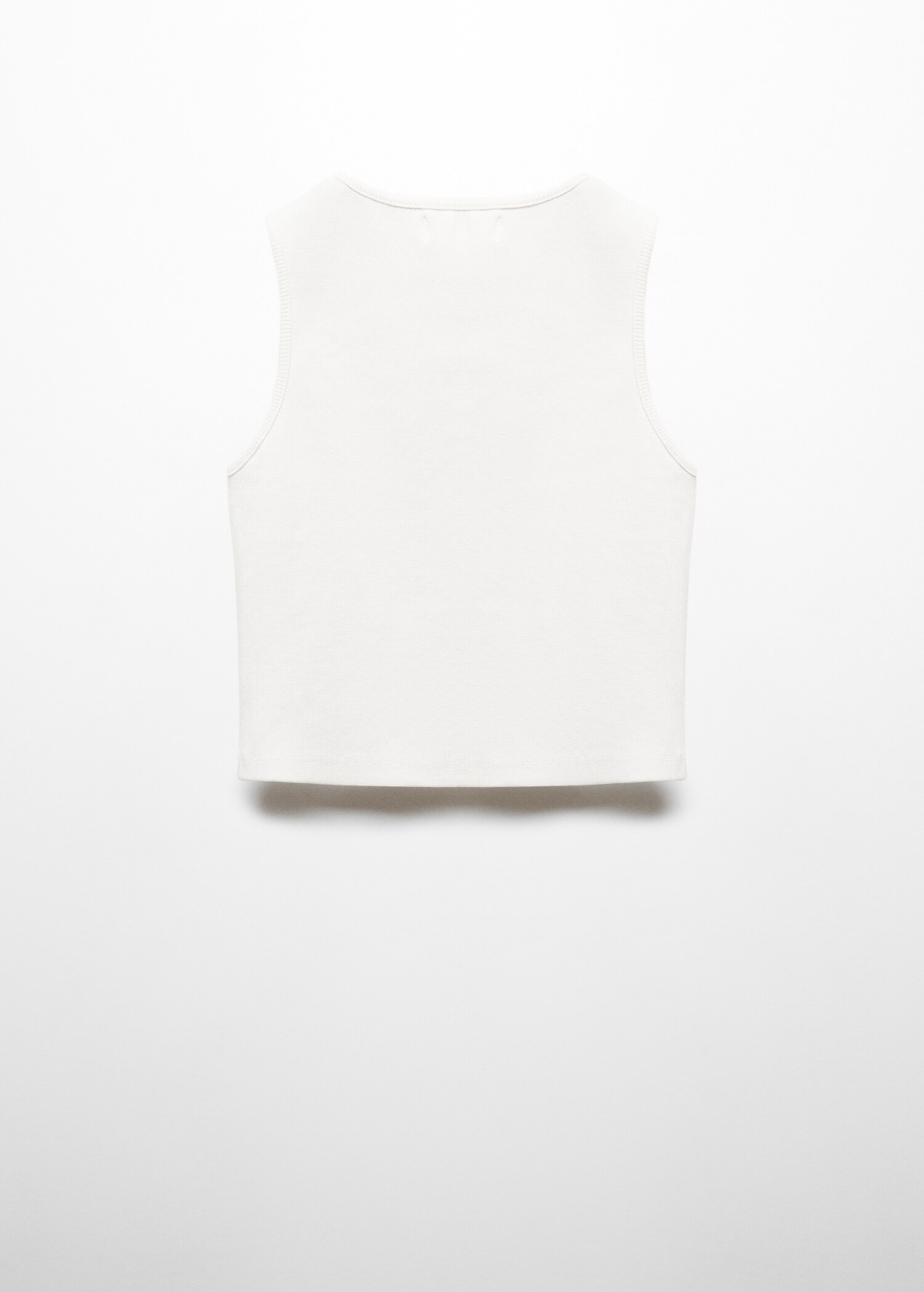 Embossed flowers t-shirt - Reverse of the article