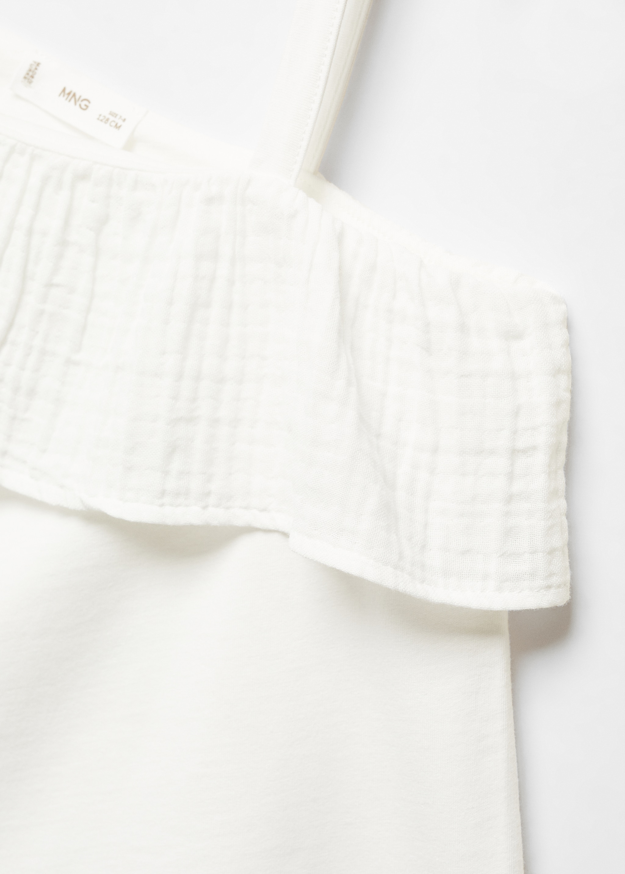 Ruffled asymmetric T-shirt - Details of the article 8