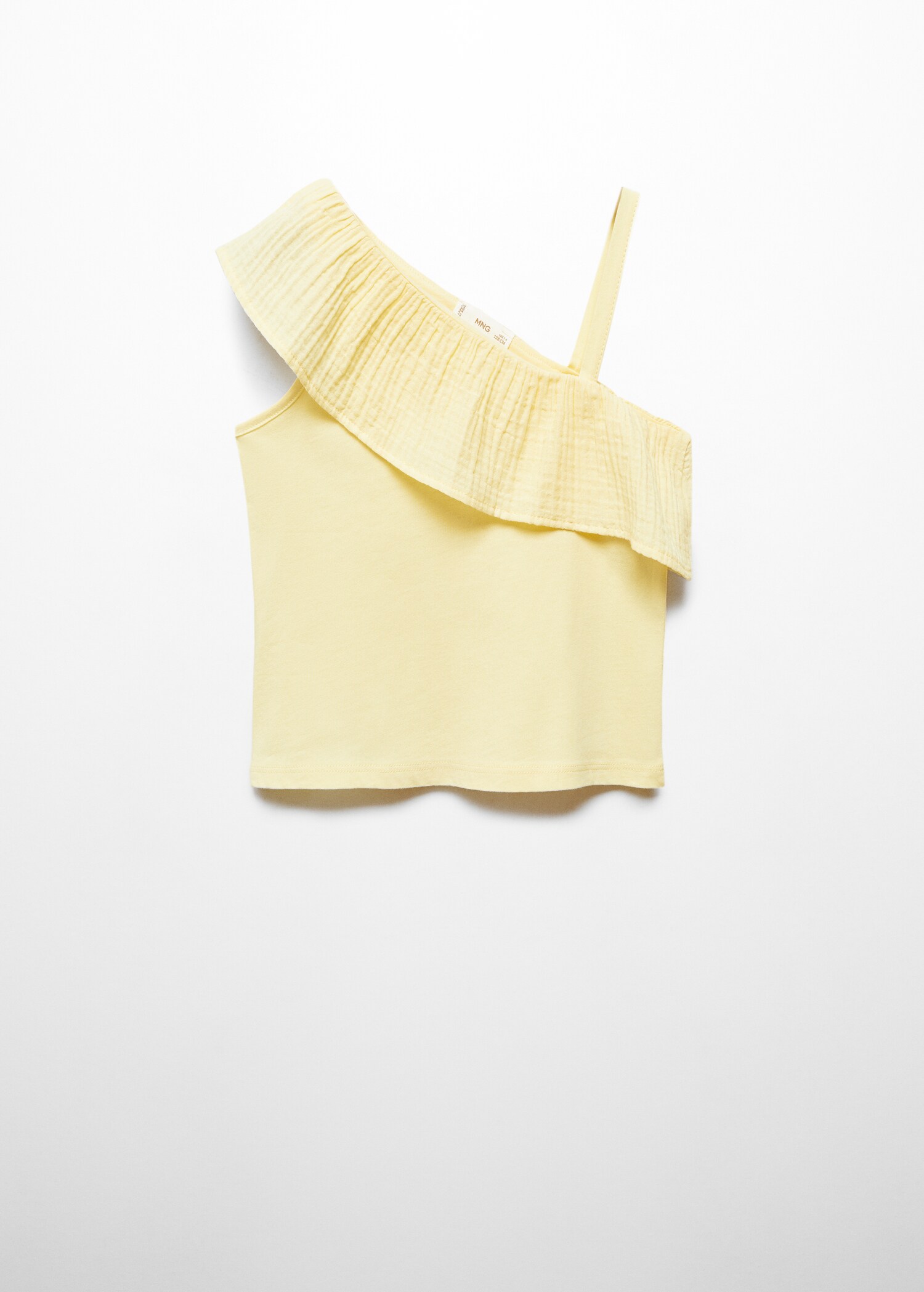 Tricou asimetric cu volan - Articol fără model