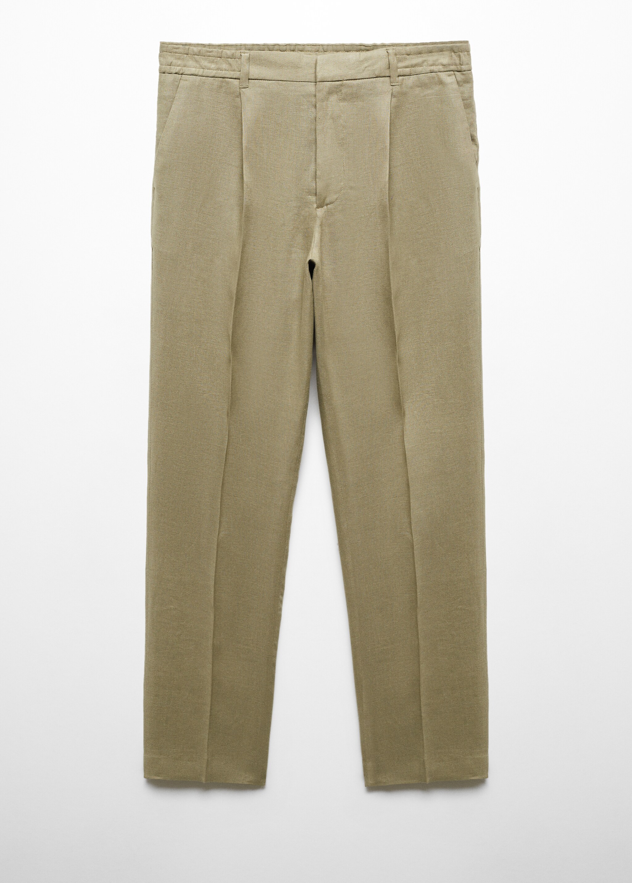 100% linen regular-fit trousers - Article without model