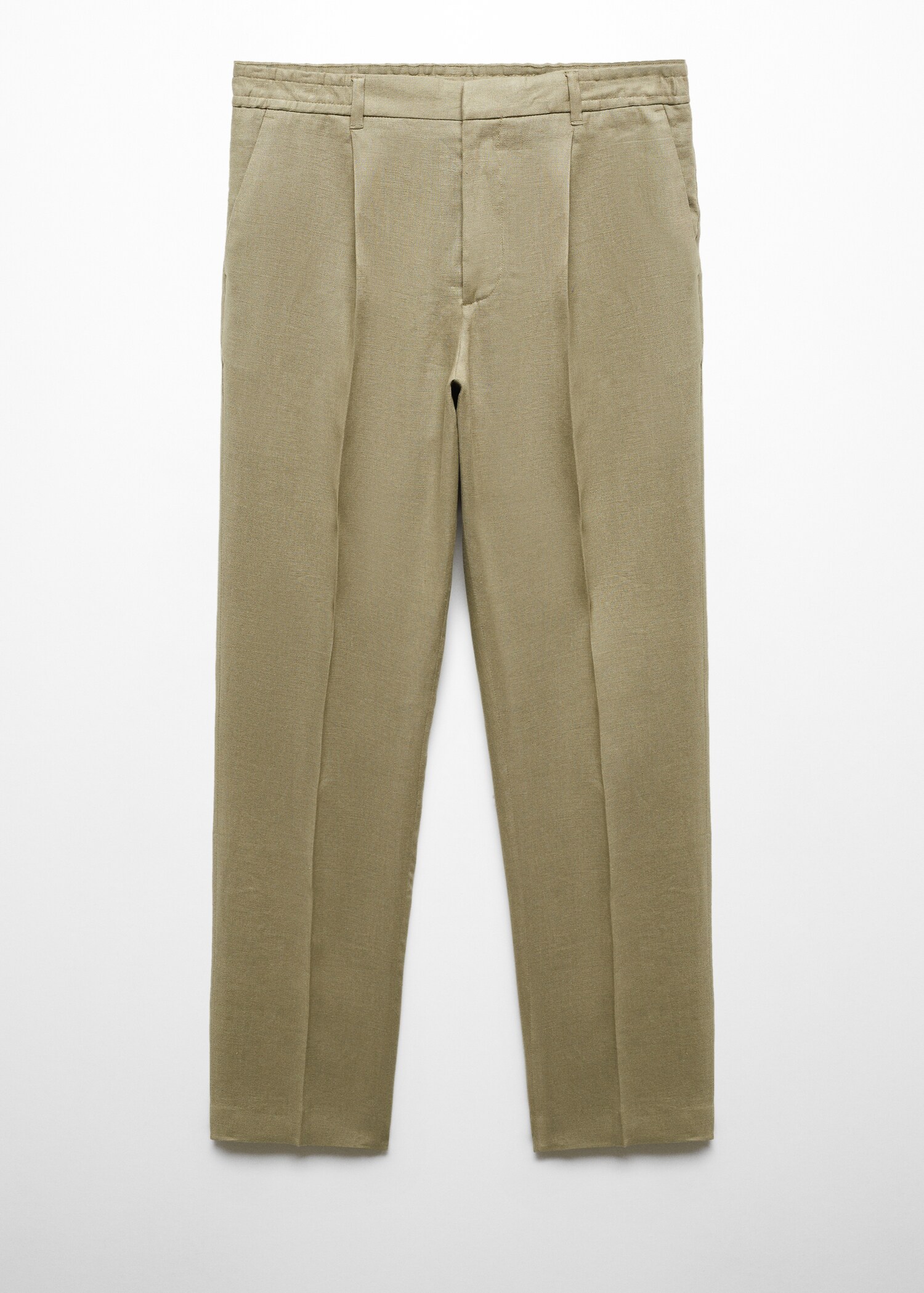 100% linen regular-fit trousers - Article without model