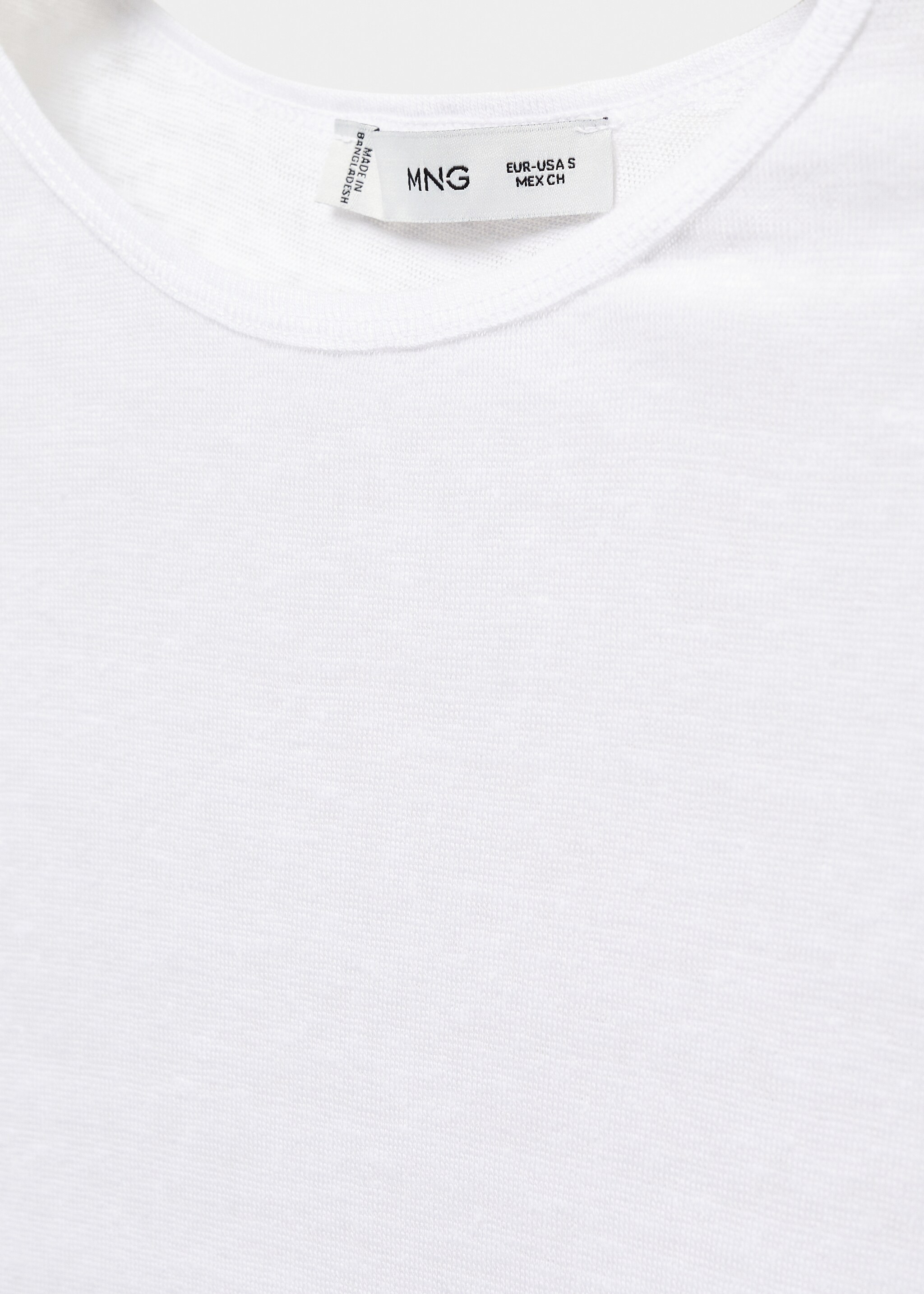 100% linen t-shirt - Details of the article 8