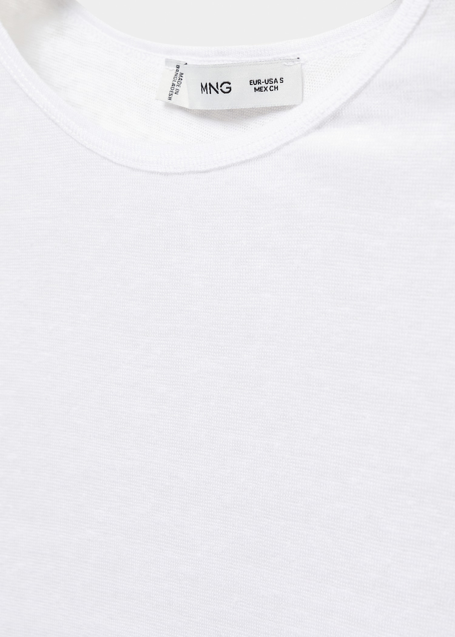 100% linen T-shirt - Details of the article 8