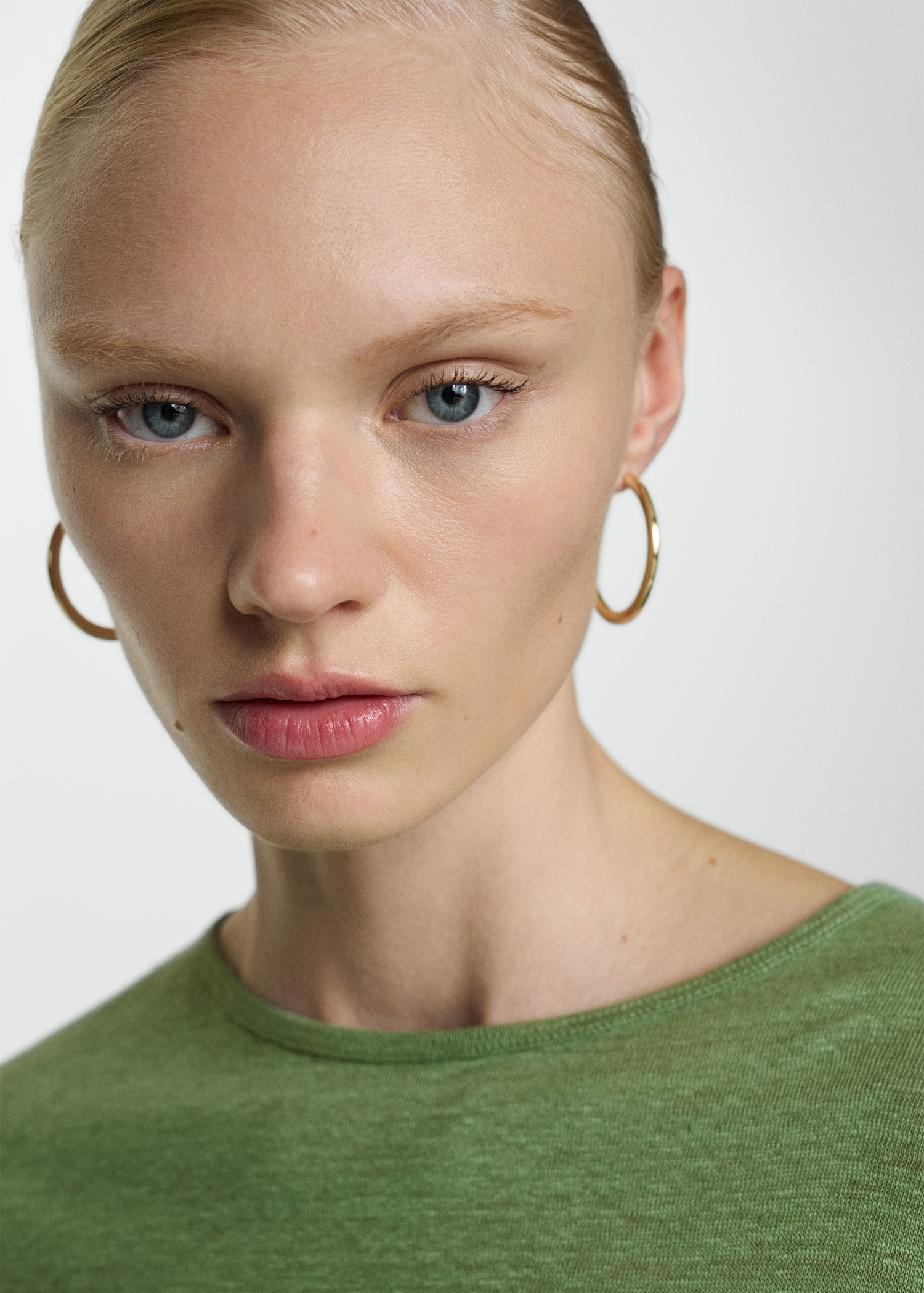 100% linen T-shirt - Details of the article 1