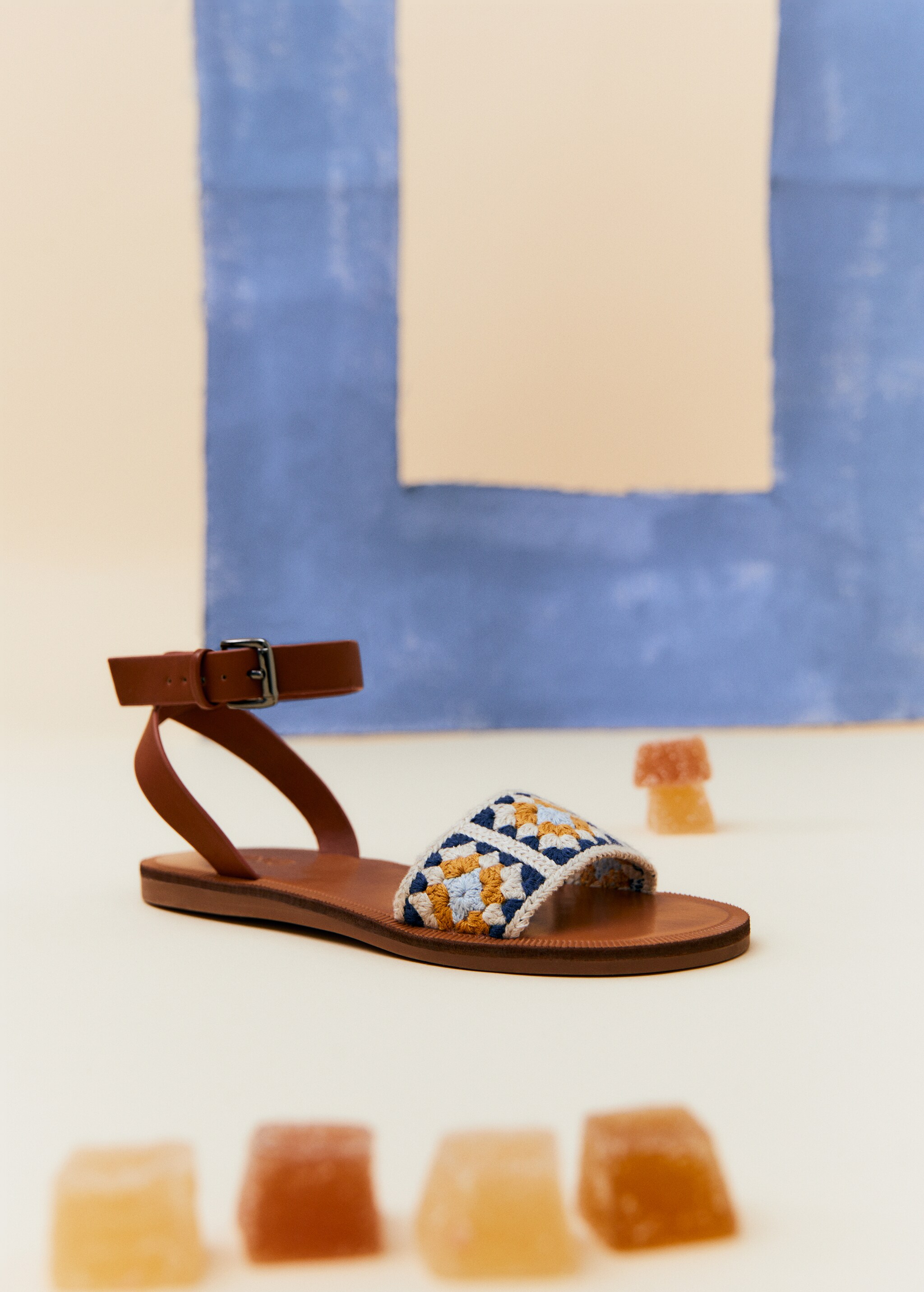 Sandals with embroidered bracelet  - Details of the article 6