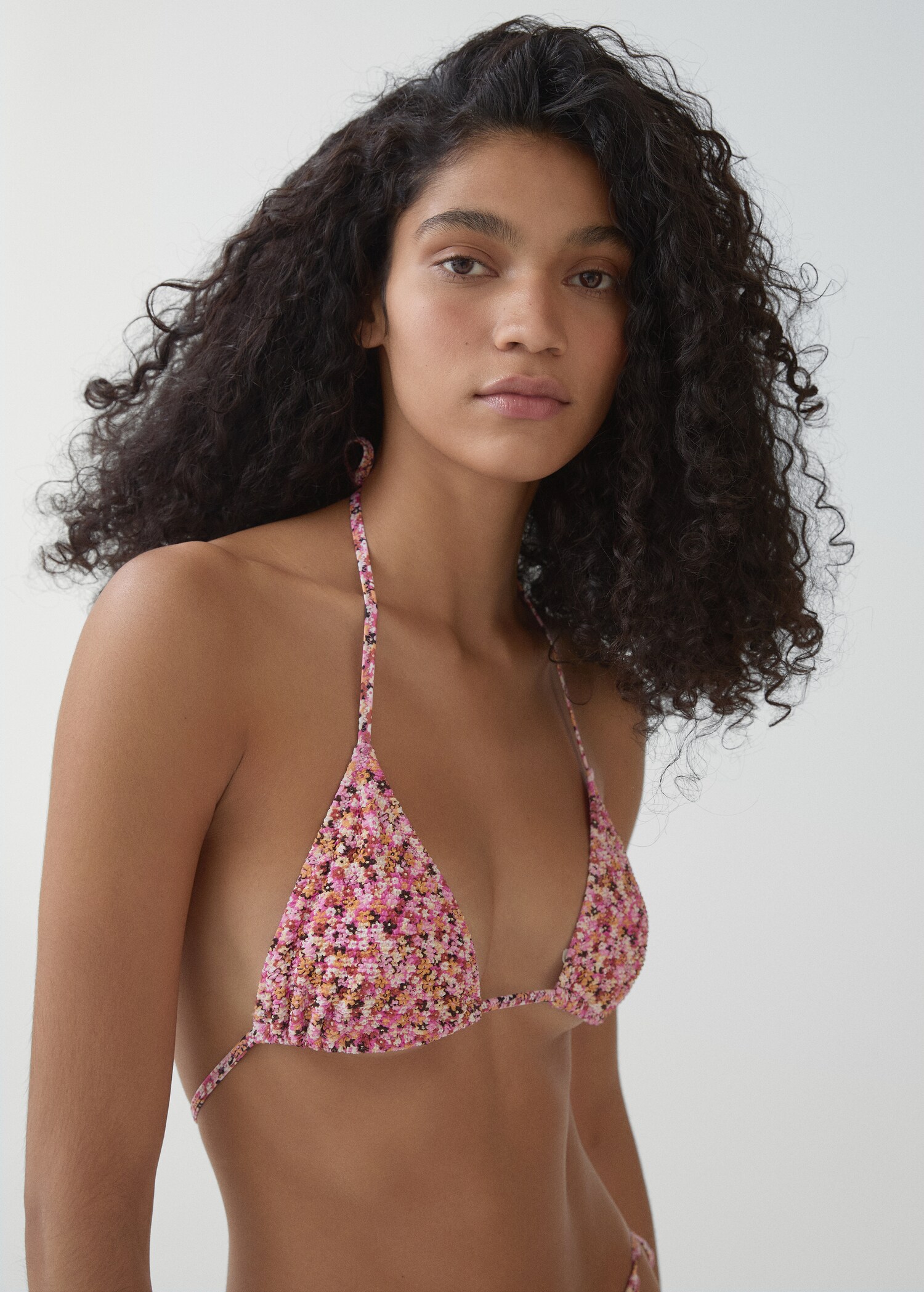 Haut bikini triangle fleuri - Détail de l'article 1