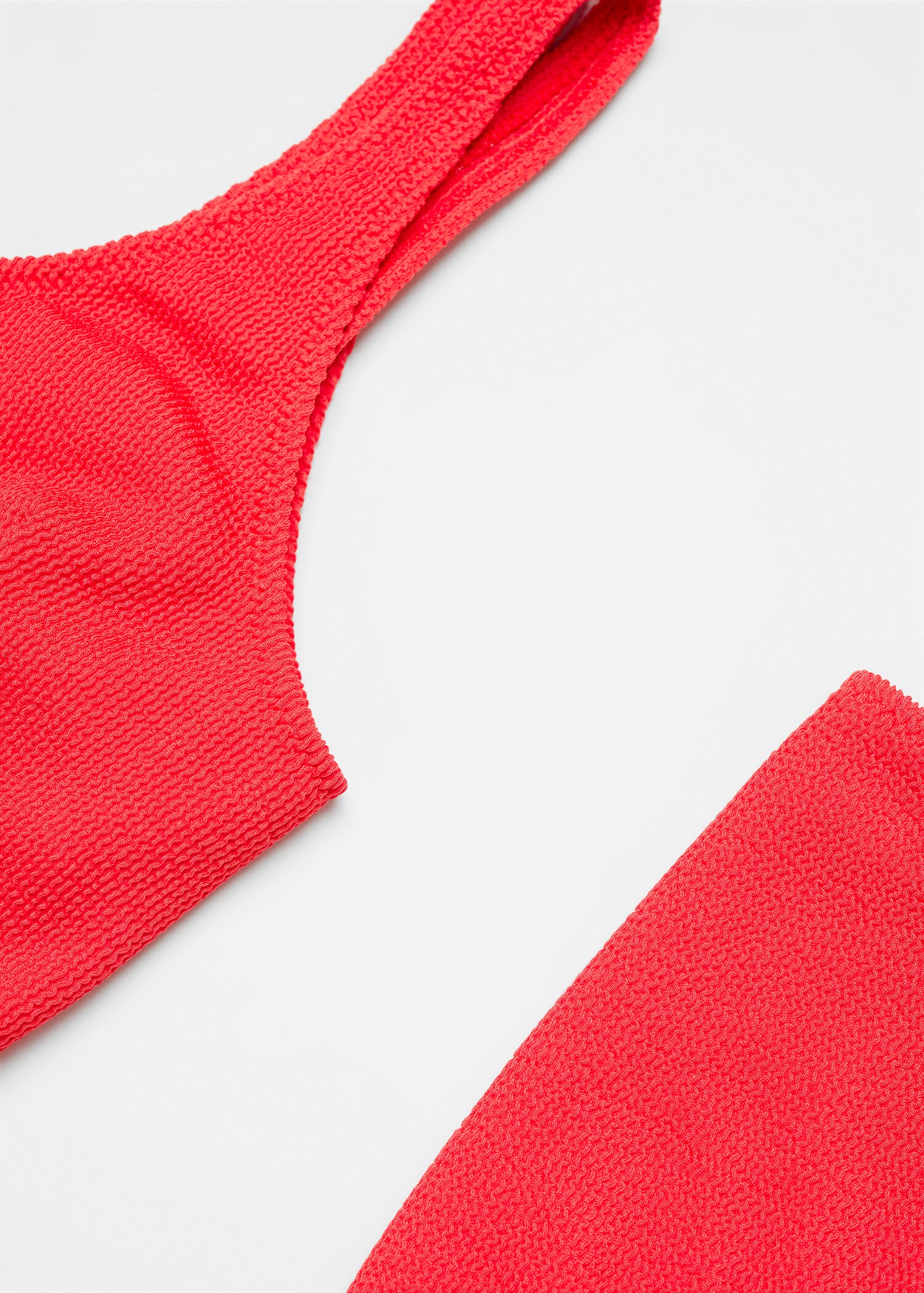 Textured bikini top - Details of the article 8