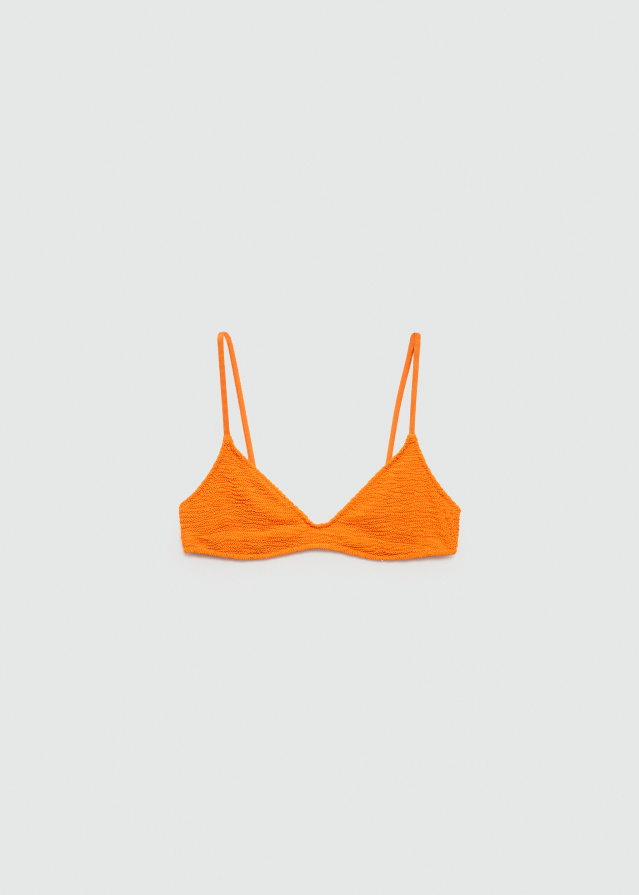 Textured bikini top - Article without model