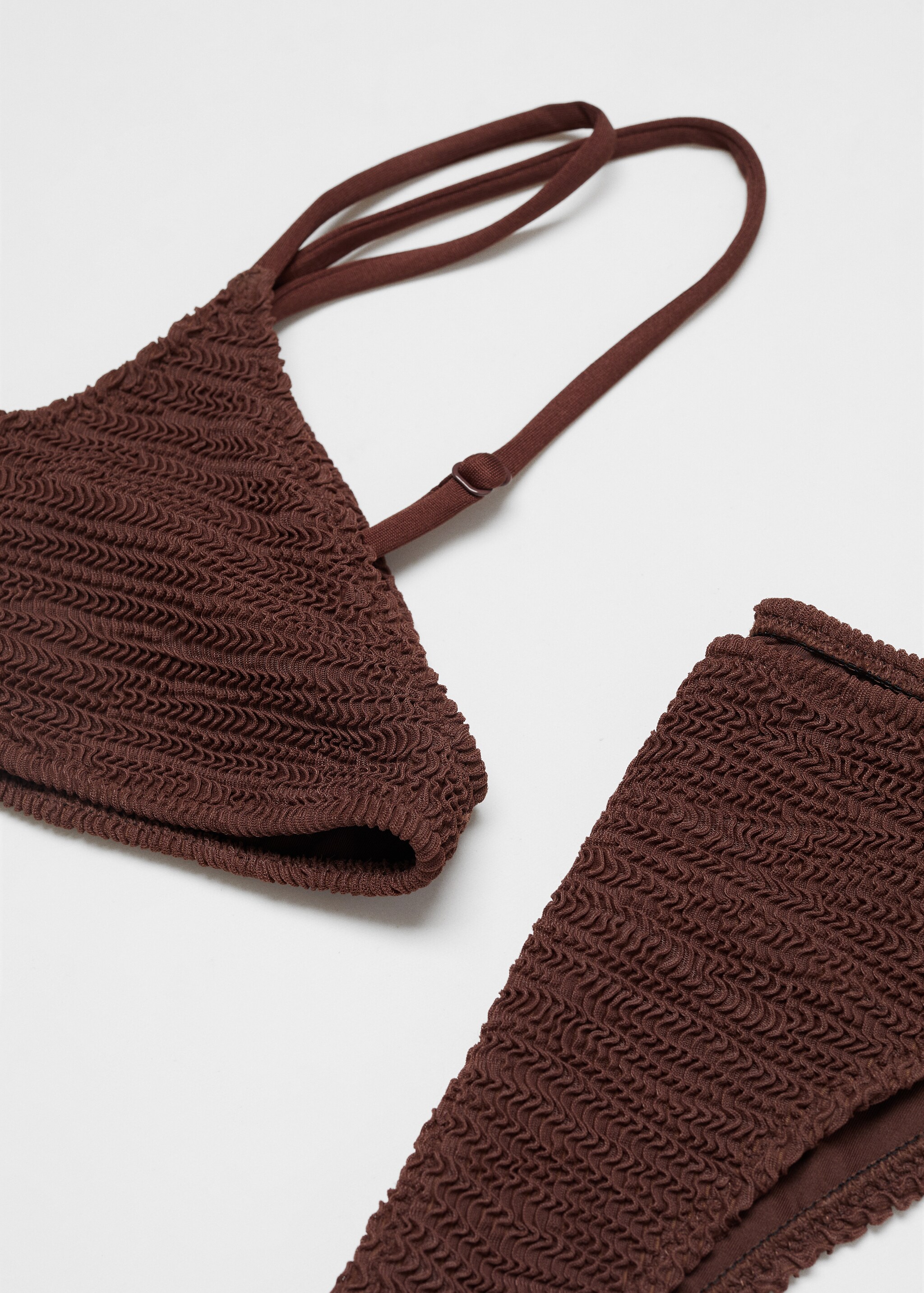 Textured bikini top - Details of the article 8