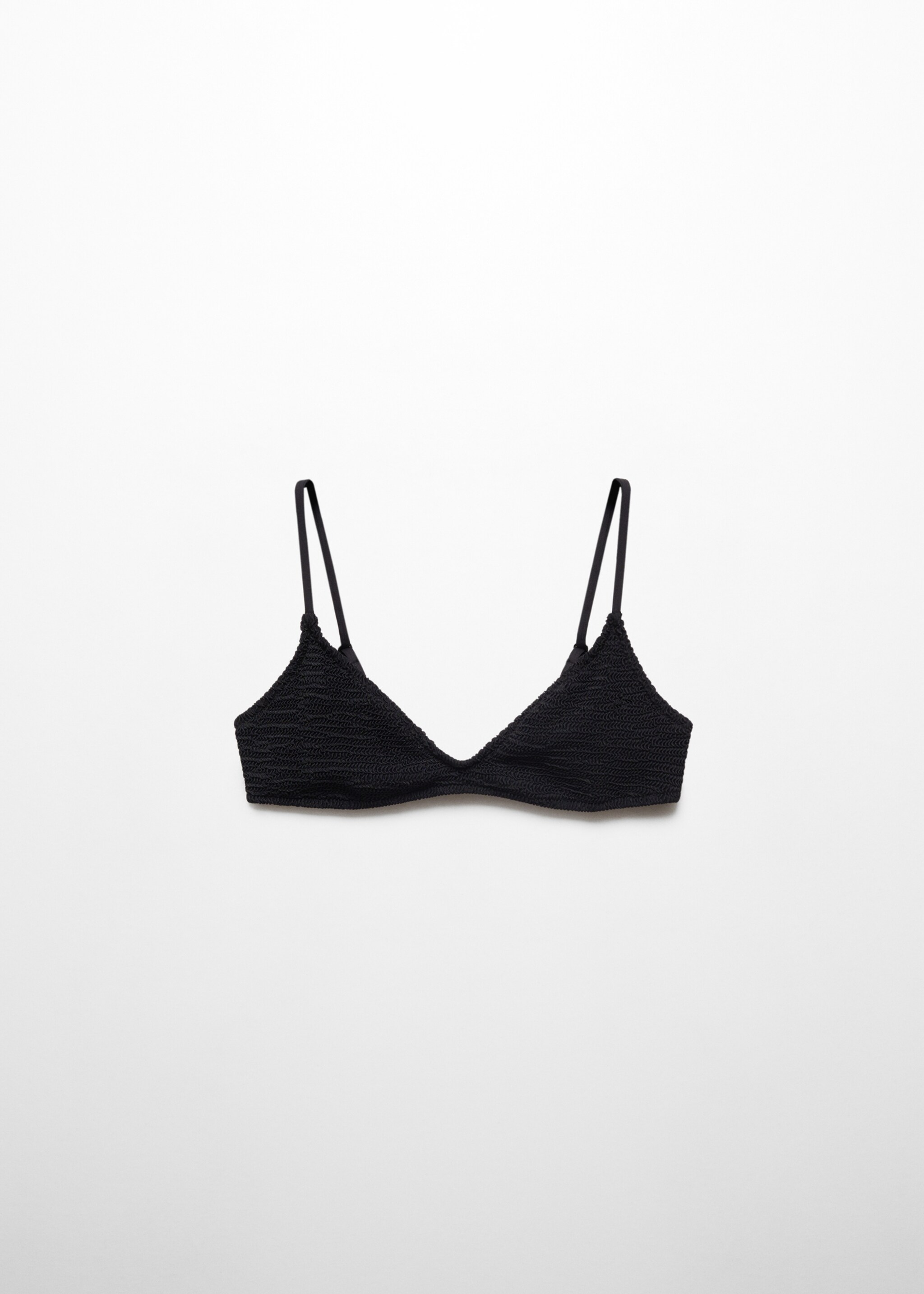 Textured bikini top - Article without model