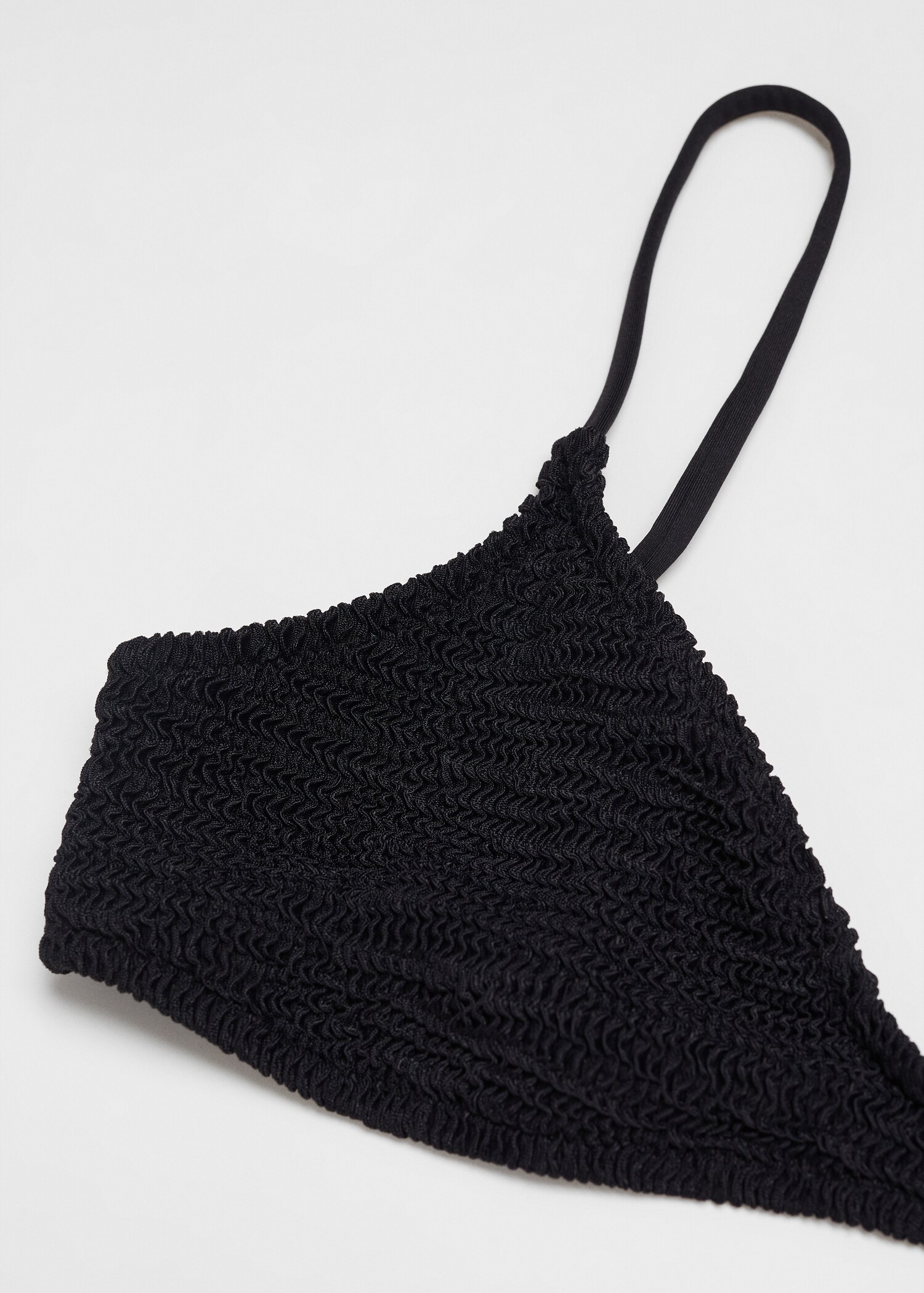 Textured bikini top - Details of the article 8